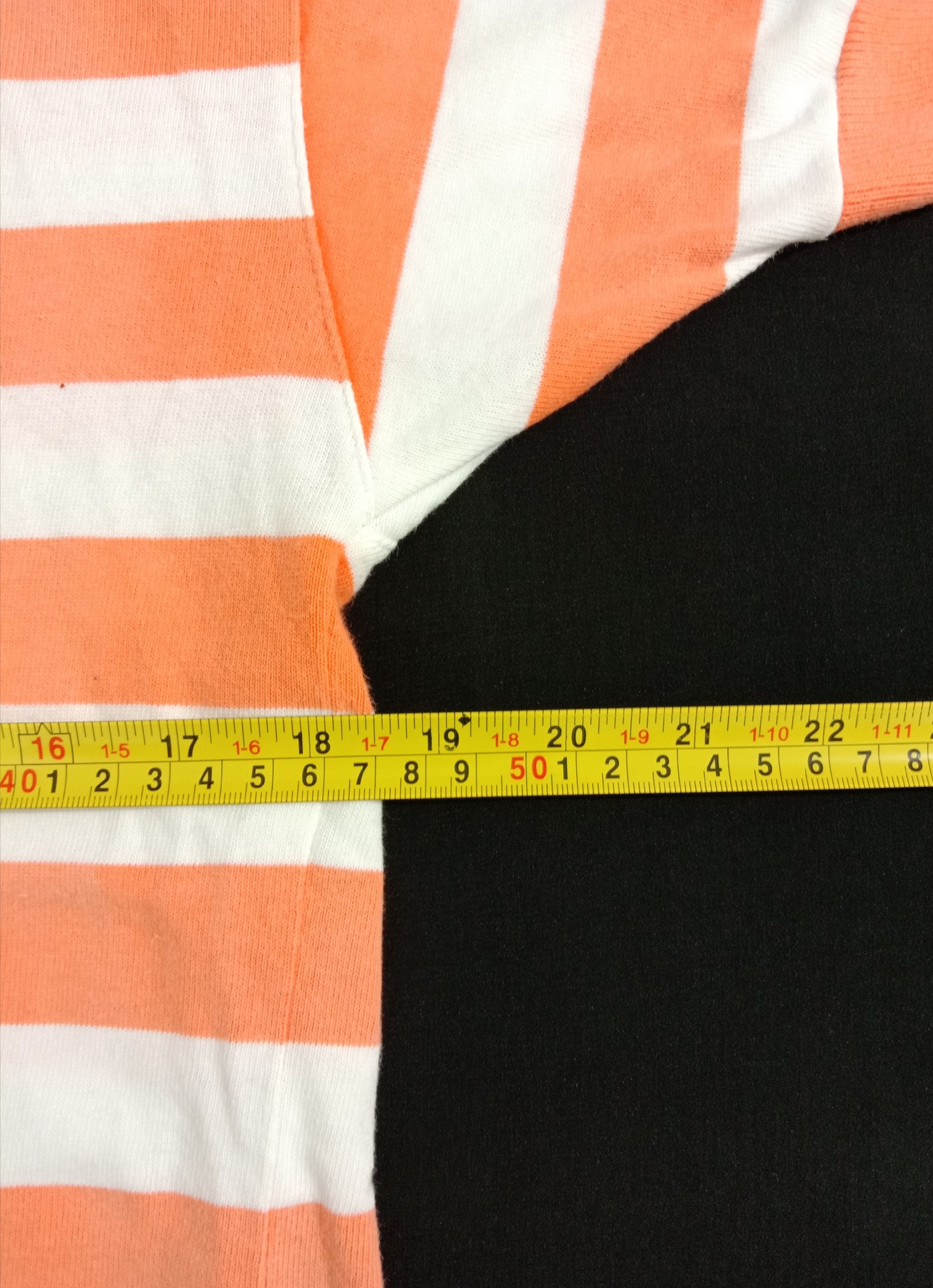 Coca Cola Vintage 80s Coca Cola Orange White Striped Rugby Size US S / EU 44-46 / 1 - 6 Thumbnail