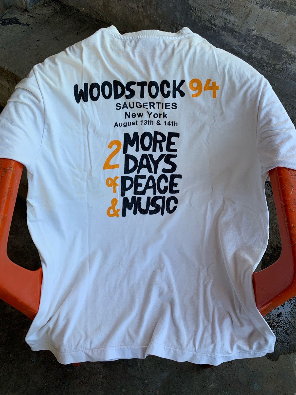 Vintage Vintage 94 Woodstock Music Festival T-Shirt Size US M / EU 48-50 / 2 - 3 Thumbnail