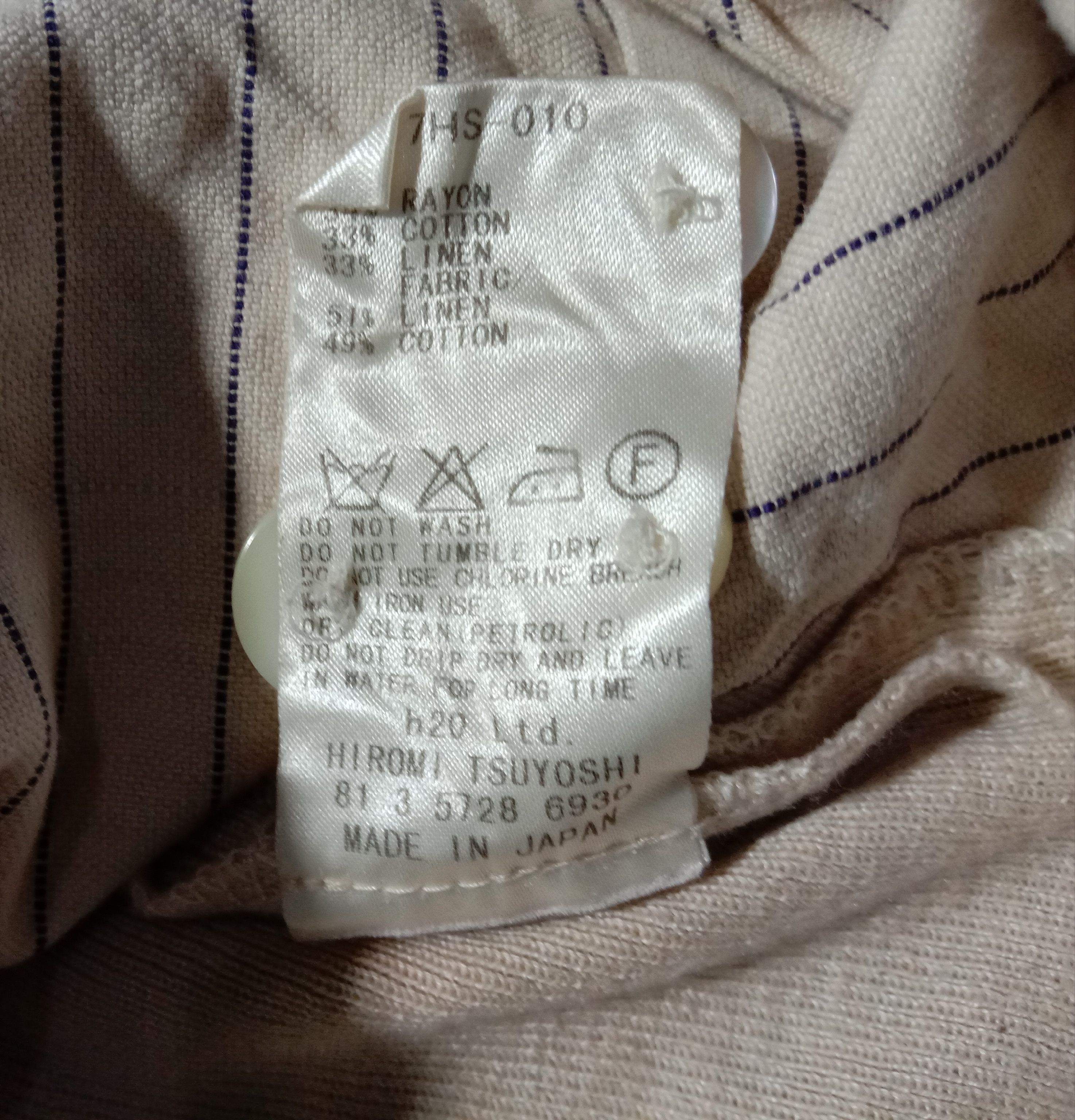 Japanese Brand Hiromi Tsuyoshi Top Japanese Designer Jacket Size XS / US 0-2 / IT 36-38 - 4 Thumbnail
