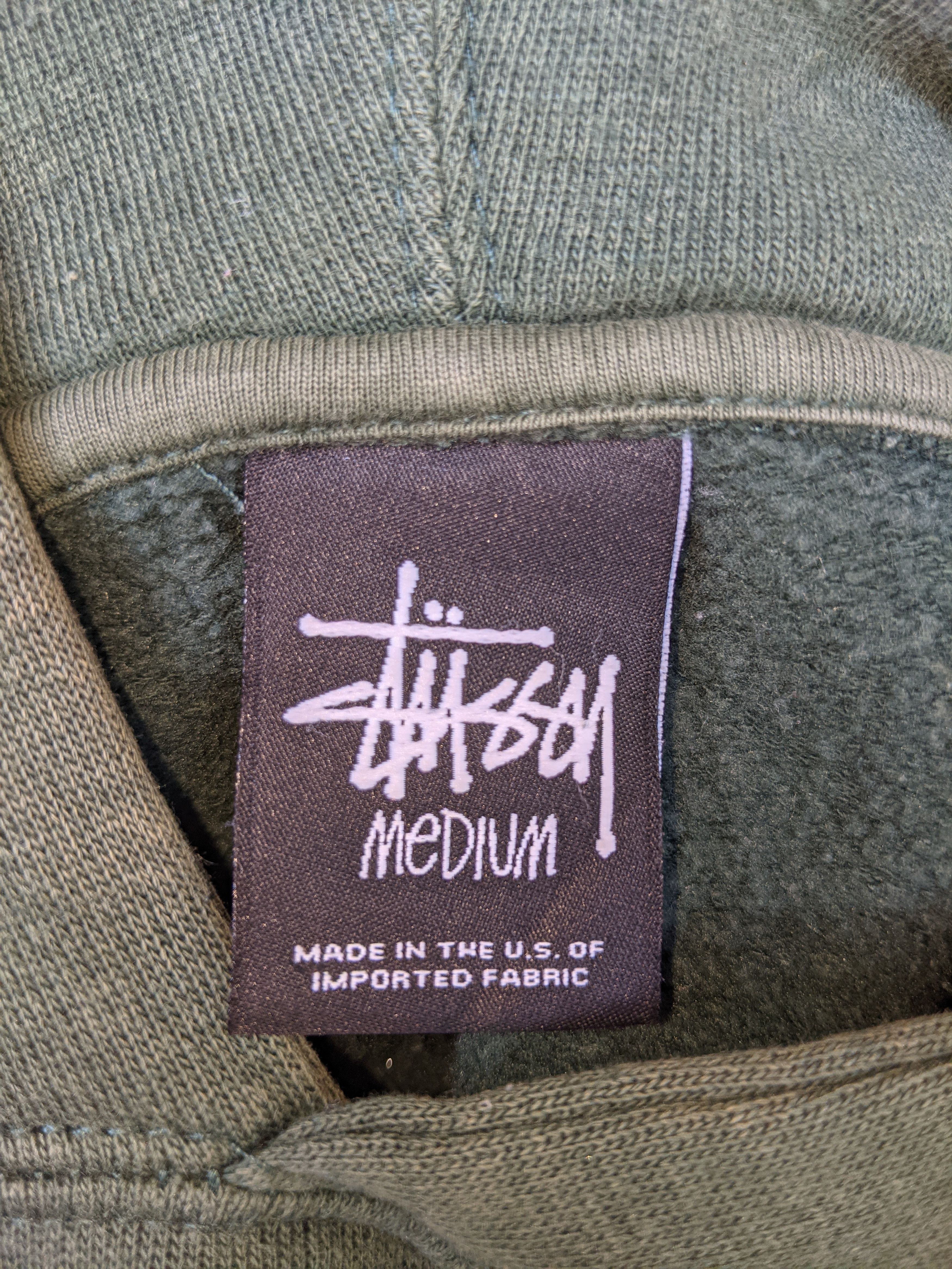 Stussy Vintage Stussy Camo Monogram Logo Hoodie/Size M Size US M / EU 48-50 / 2 - 6 Thumbnail