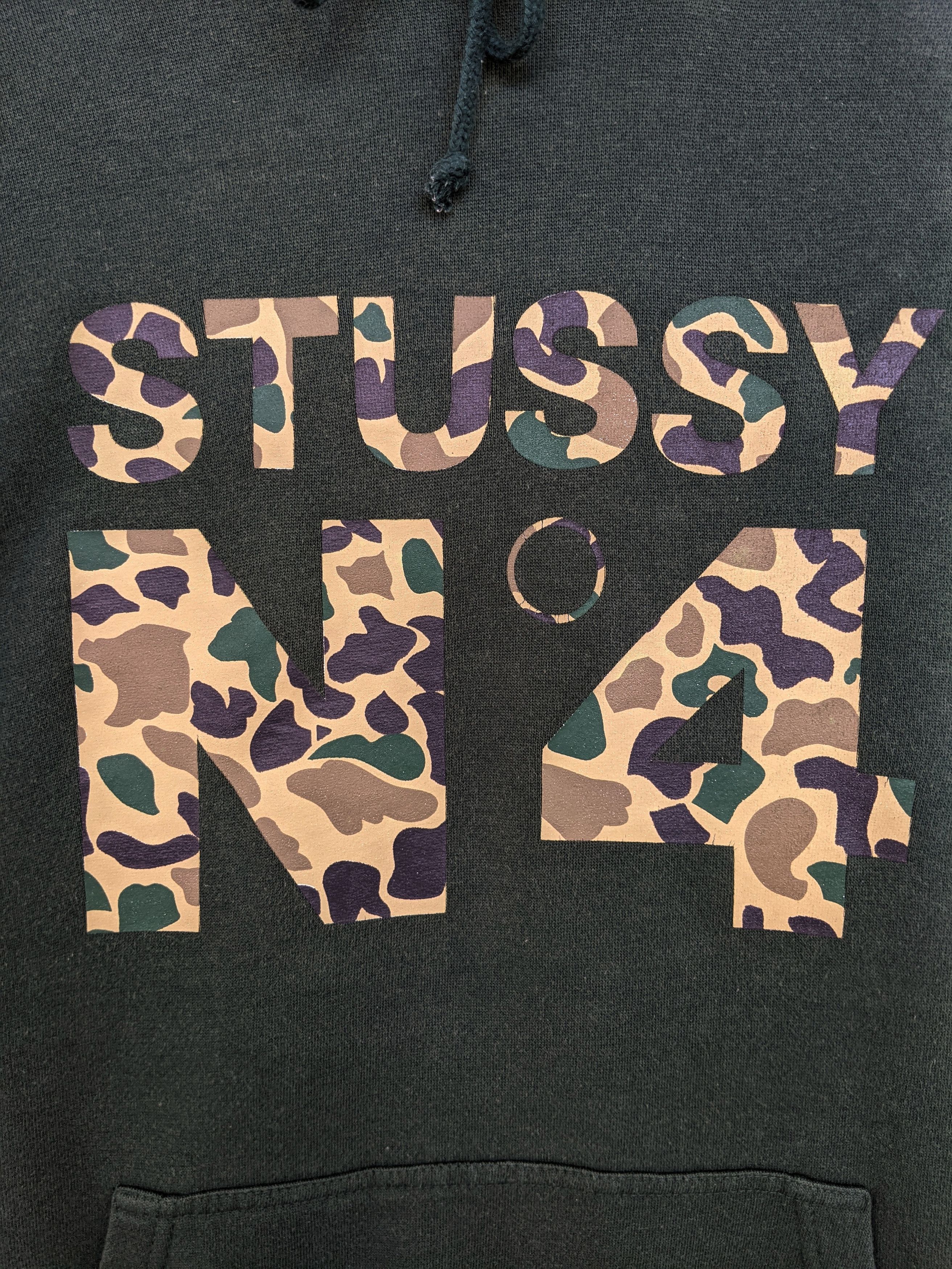 Stussy Vintage Stussy Camo Monogram Logo Hoodie/Size M Size US M / EU 48-50 / 2 - 3 Thumbnail