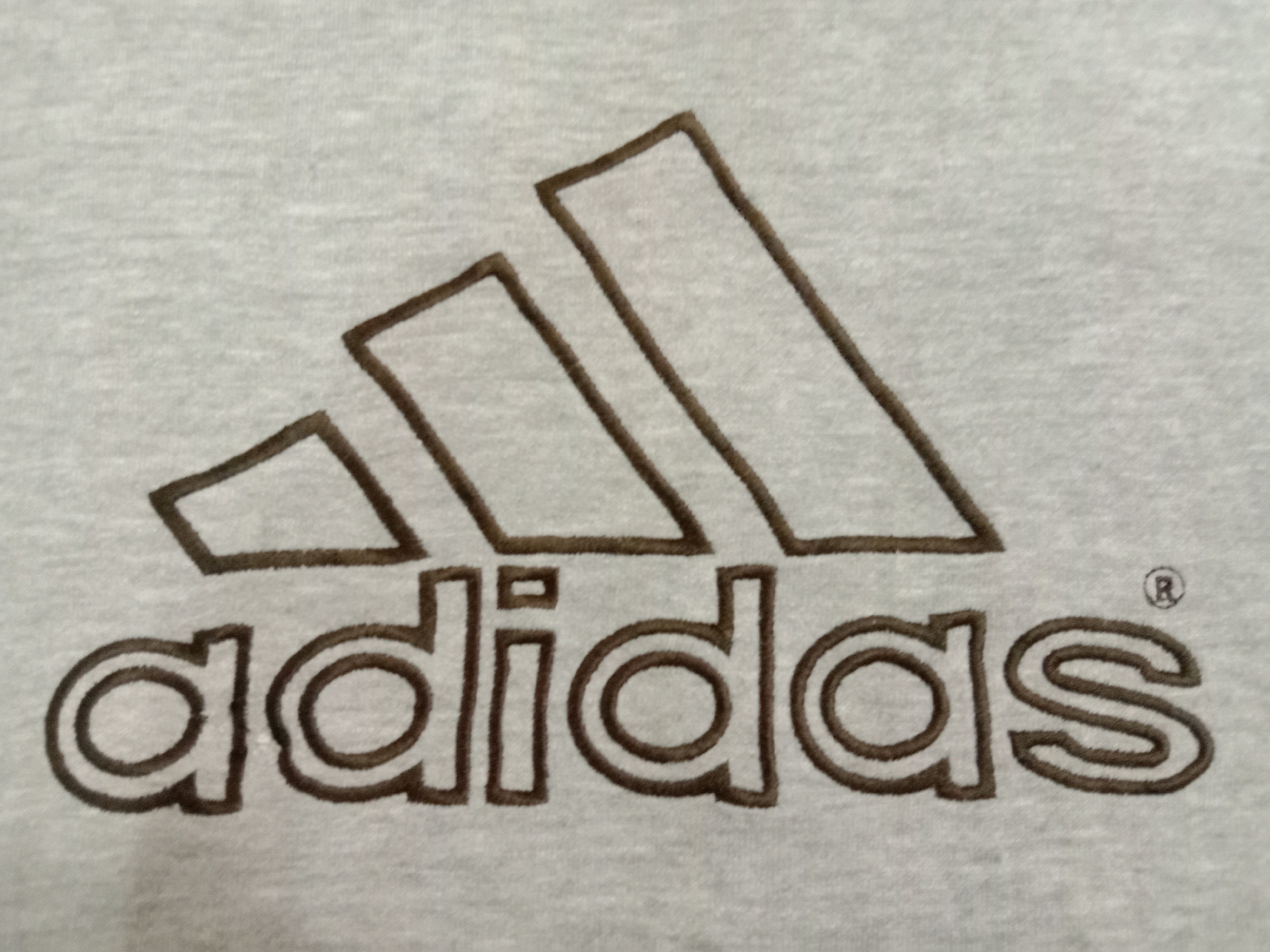 Adidas Vintage 90s Adidas Sweatshirt Big Logo Equipment Size US M / EU 48-50 / 2 - 2 Thumbnail