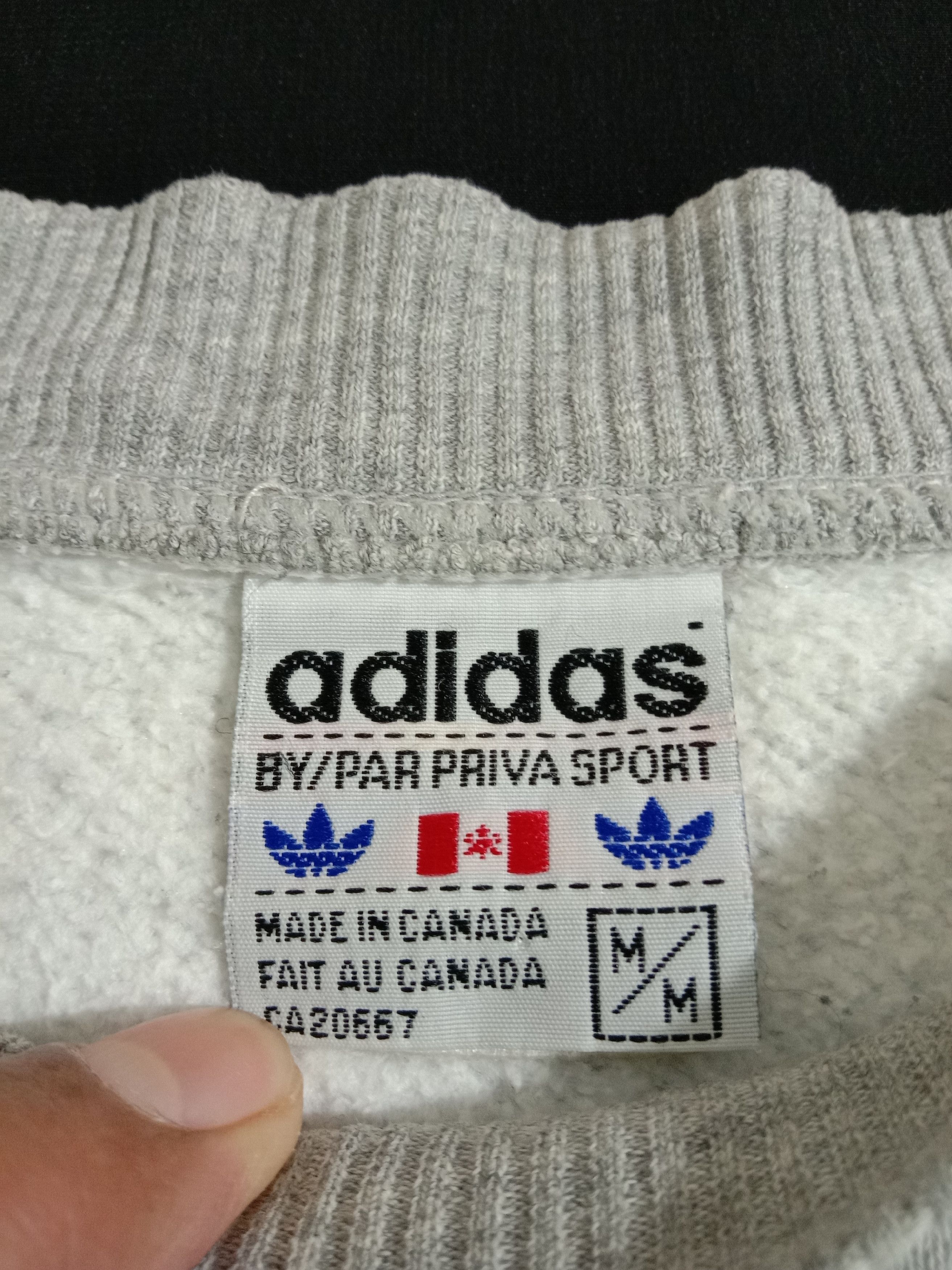 Adidas Vintage 90s Adidas Sweatshirt Big Logo Equipment Size US M / EU 48-50 / 2 - 3 Thumbnail