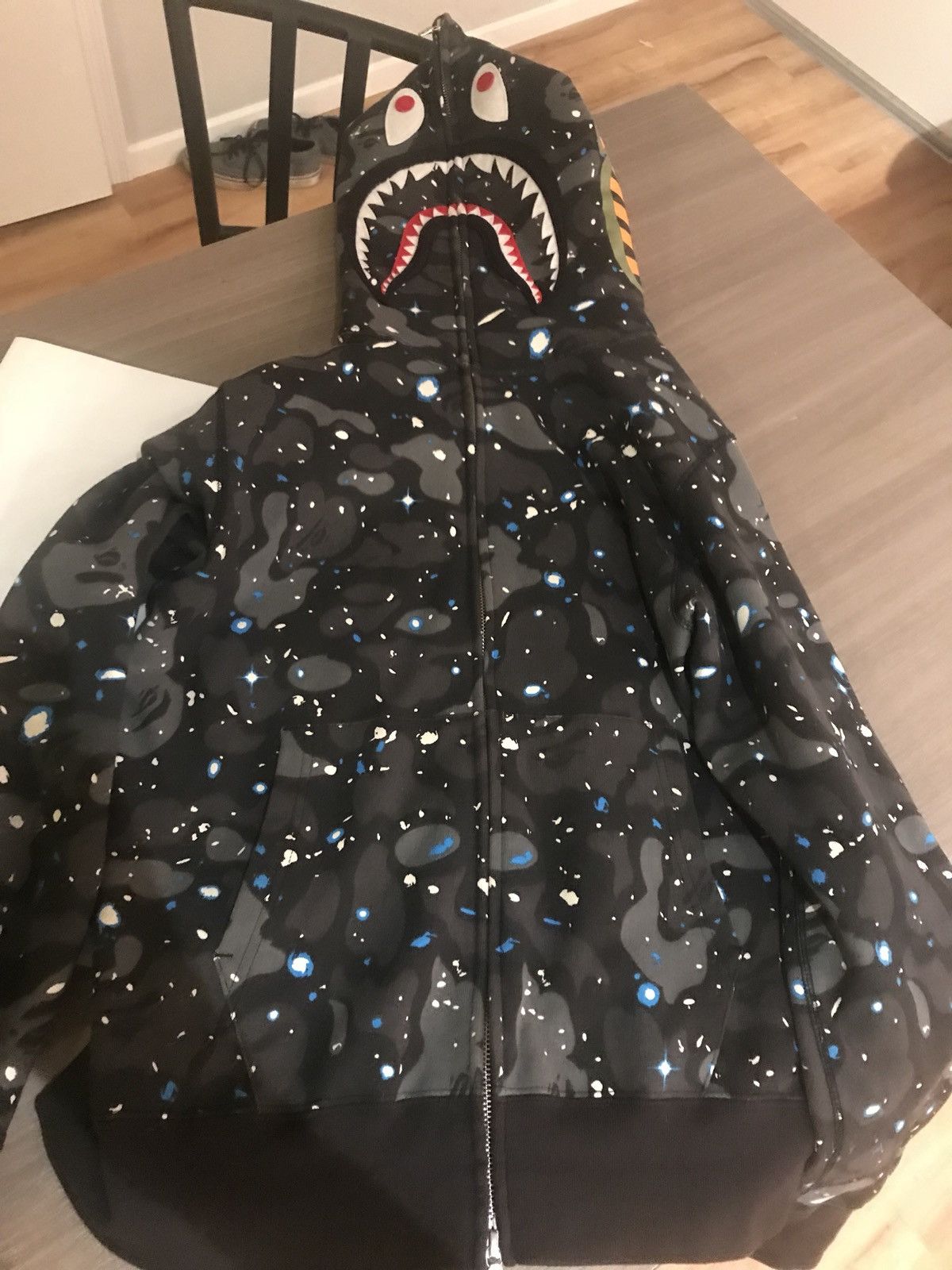 Bape galaxy sale hoodie price