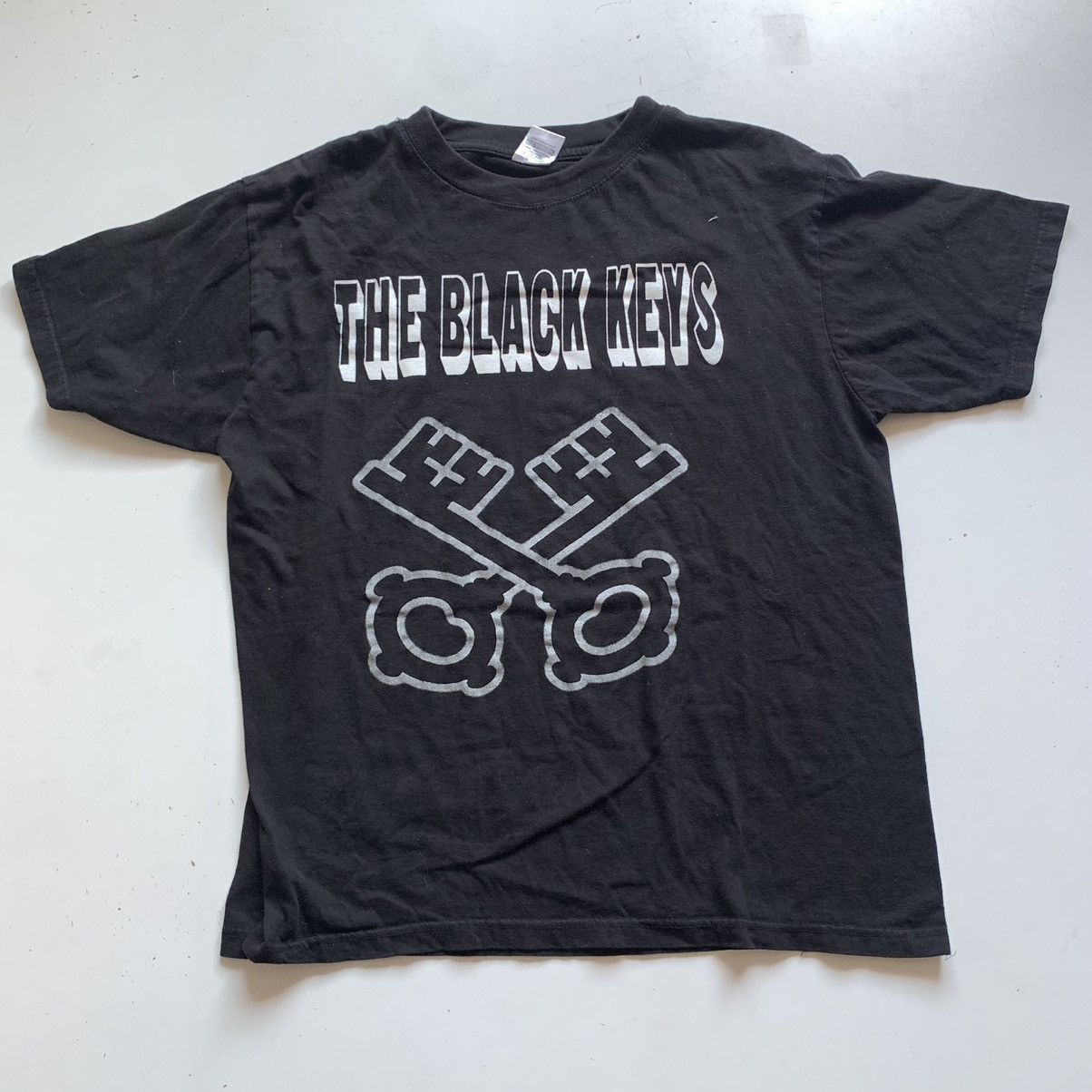 Band Tees Vintage 2000s The Black Keys Graphic Band T Shirt Large Rare Size US M / EU 48-50 / 2 - 1 Thumbnail