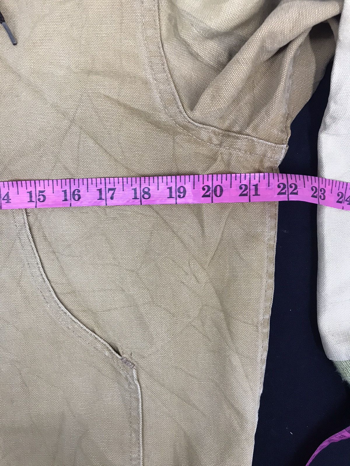 Carhartt Vintage 80s 1989 Carhartt USA Denim Jacket Hoodie Outdoor Size US M / EU 48-50 / 2 - 6 Thumbnail
