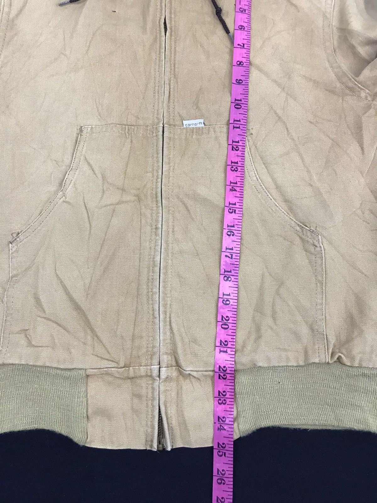 Carhartt Vintage 80s 1989 Carhartt USA Denim Jacket Hoodie Outdoor Size US M / EU 48-50 / 2 - 7 Thumbnail