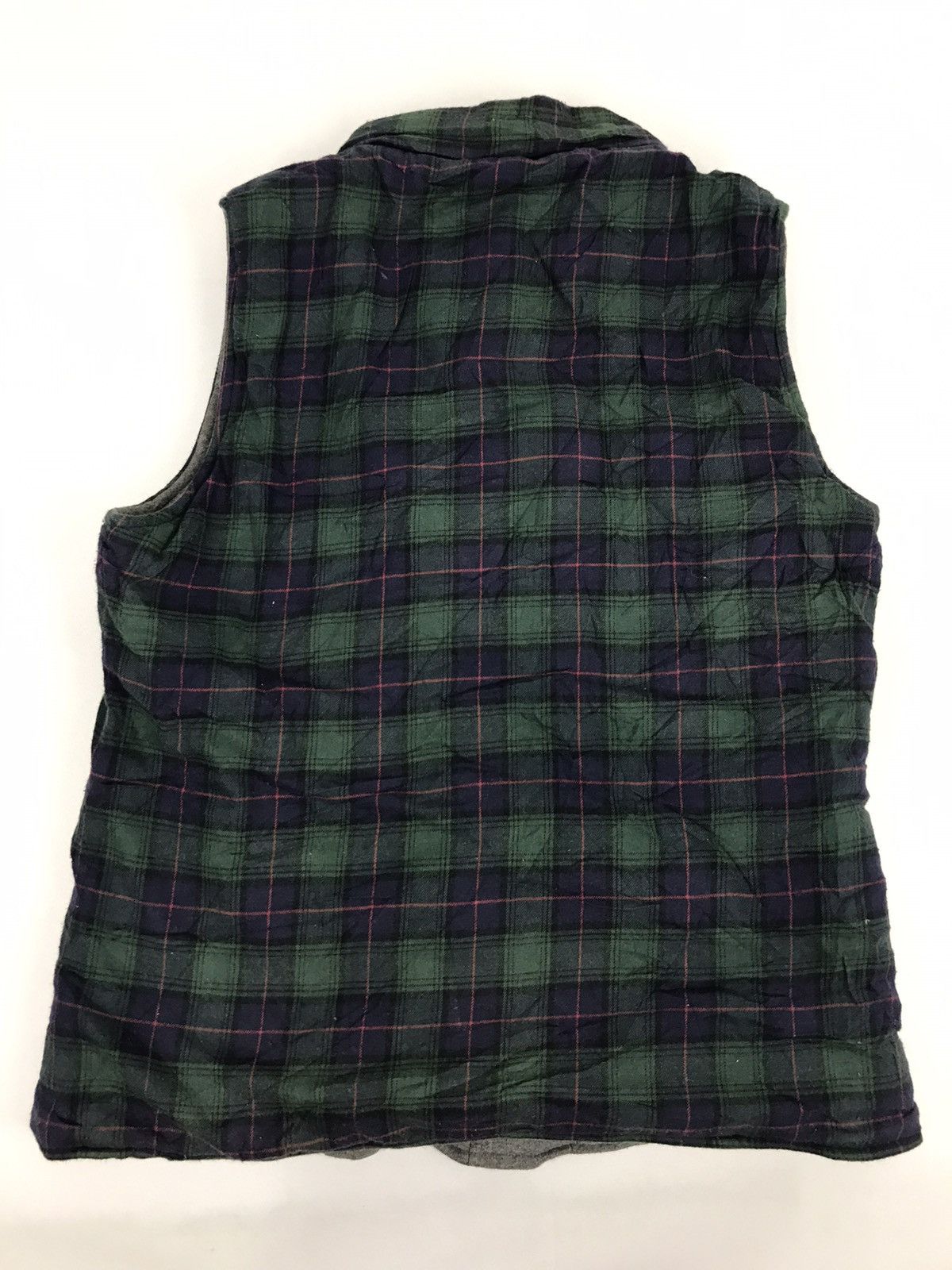 Fila Fila Unisex Reversible Insulate Wool Vest Plaid Checked Size US S / EU 44-46 / 1 - 5 Thumbnail