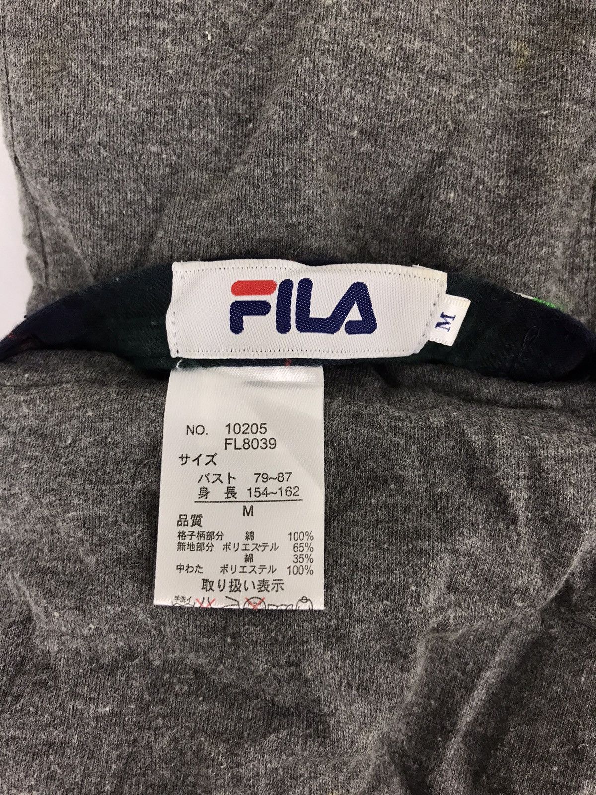 Fila Fila Unisex Reversible Insulate Wool Vest Plaid Checked Size US S / EU 44-46 / 1 - 4 Thumbnail