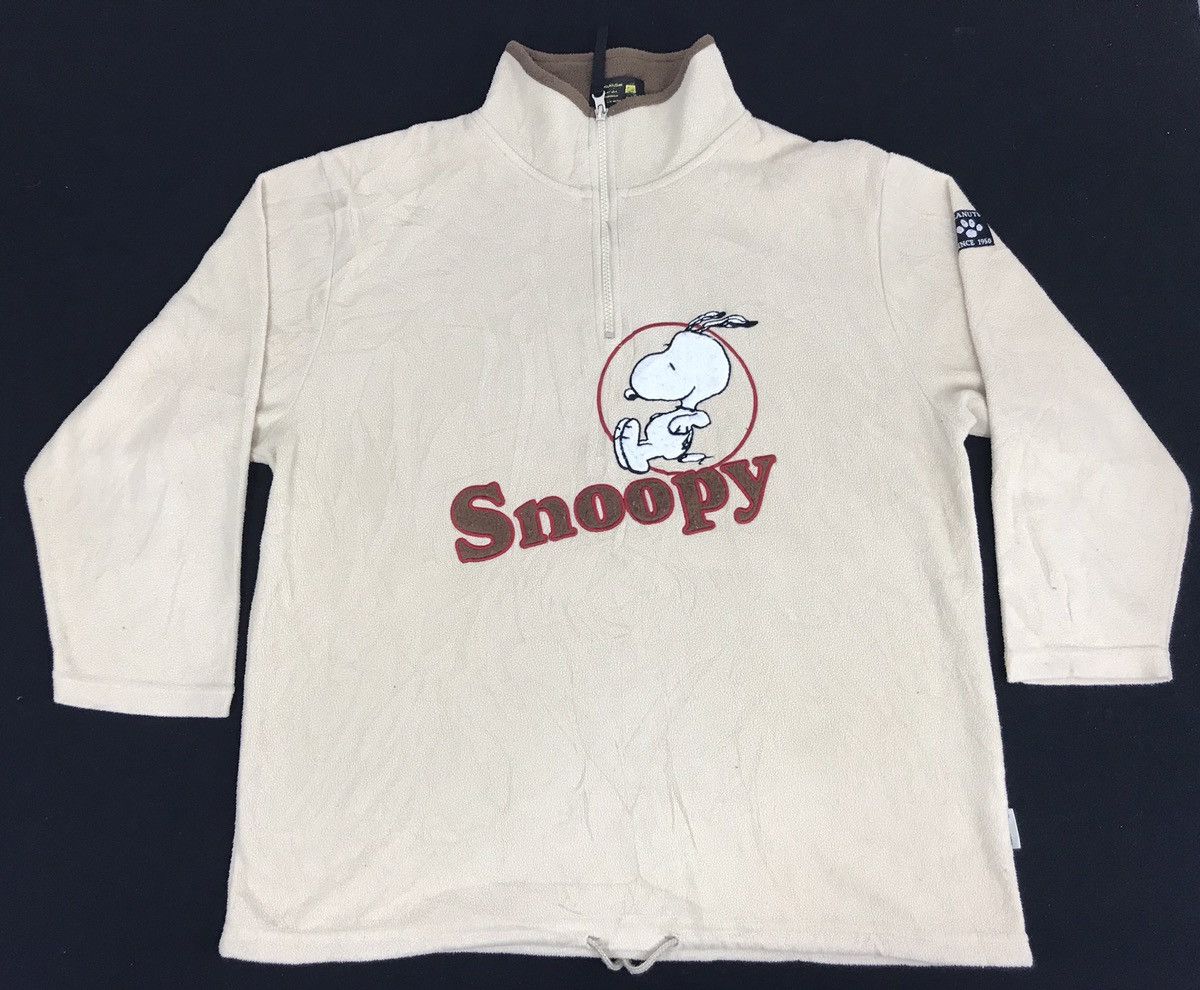 Cartoon Network Snoopy Peanut Fleece Sweatshirt Zipper Jacket Cartoon Size US L / EU 52-54 / 3 - 1 Thumbnail