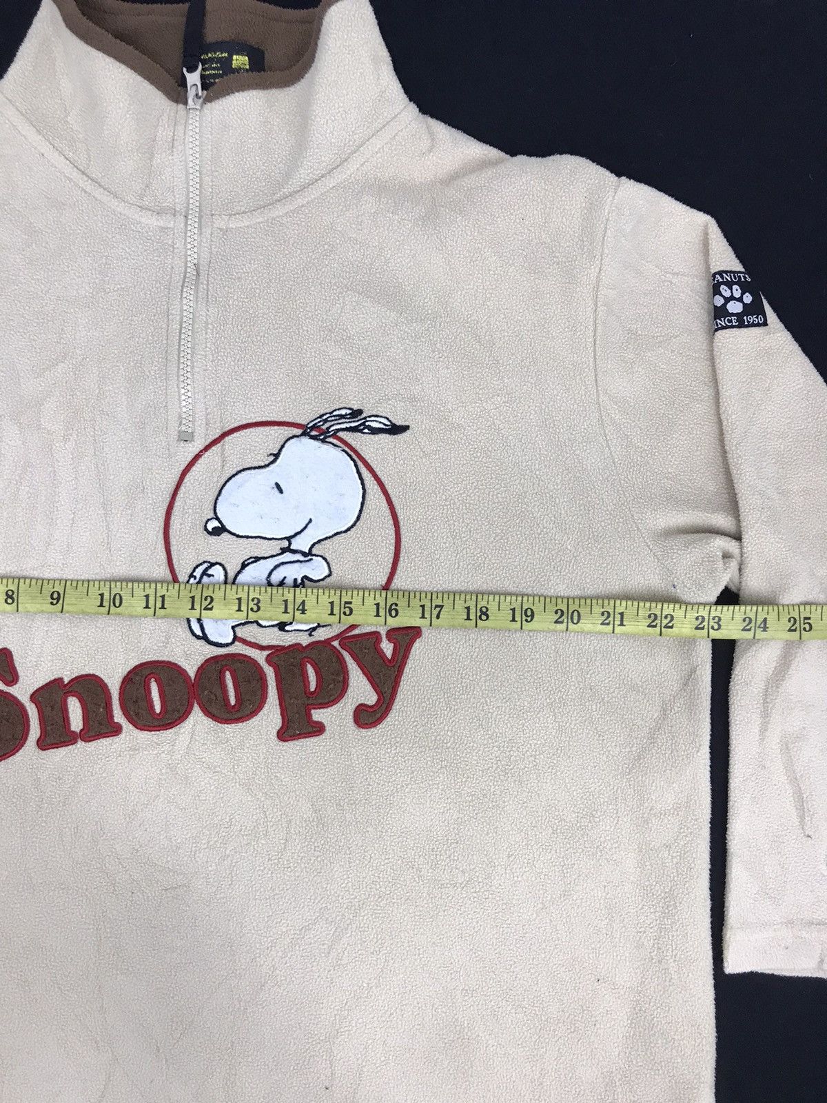 Cartoon Network Snoopy Peanut Fleece Sweatshirt Zipper Jacket Cartoon Size US L / EU 52-54 / 3 - 5 Thumbnail