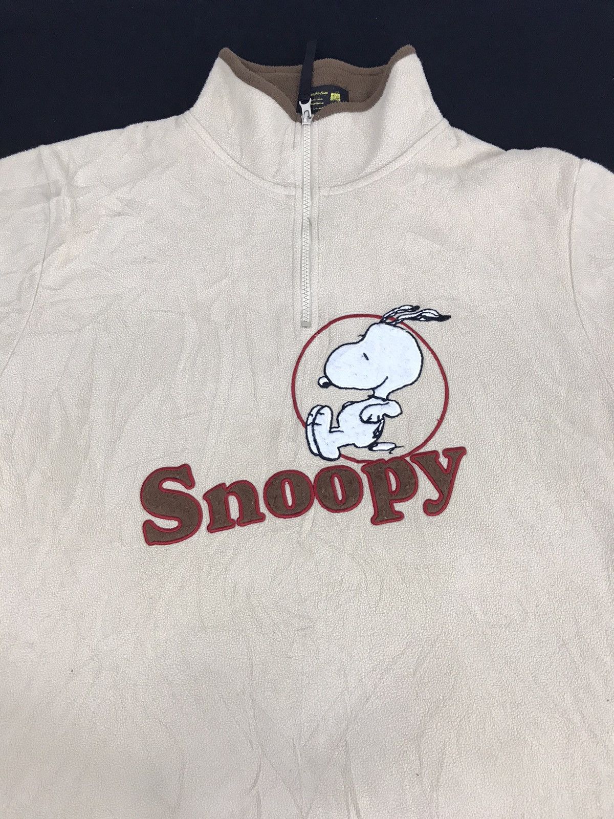 Cartoon Network Snoopy Peanut Fleece Sweatshirt Zipper Jacket Cartoon Size US L / EU 52-54 / 3 - 3 Thumbnail