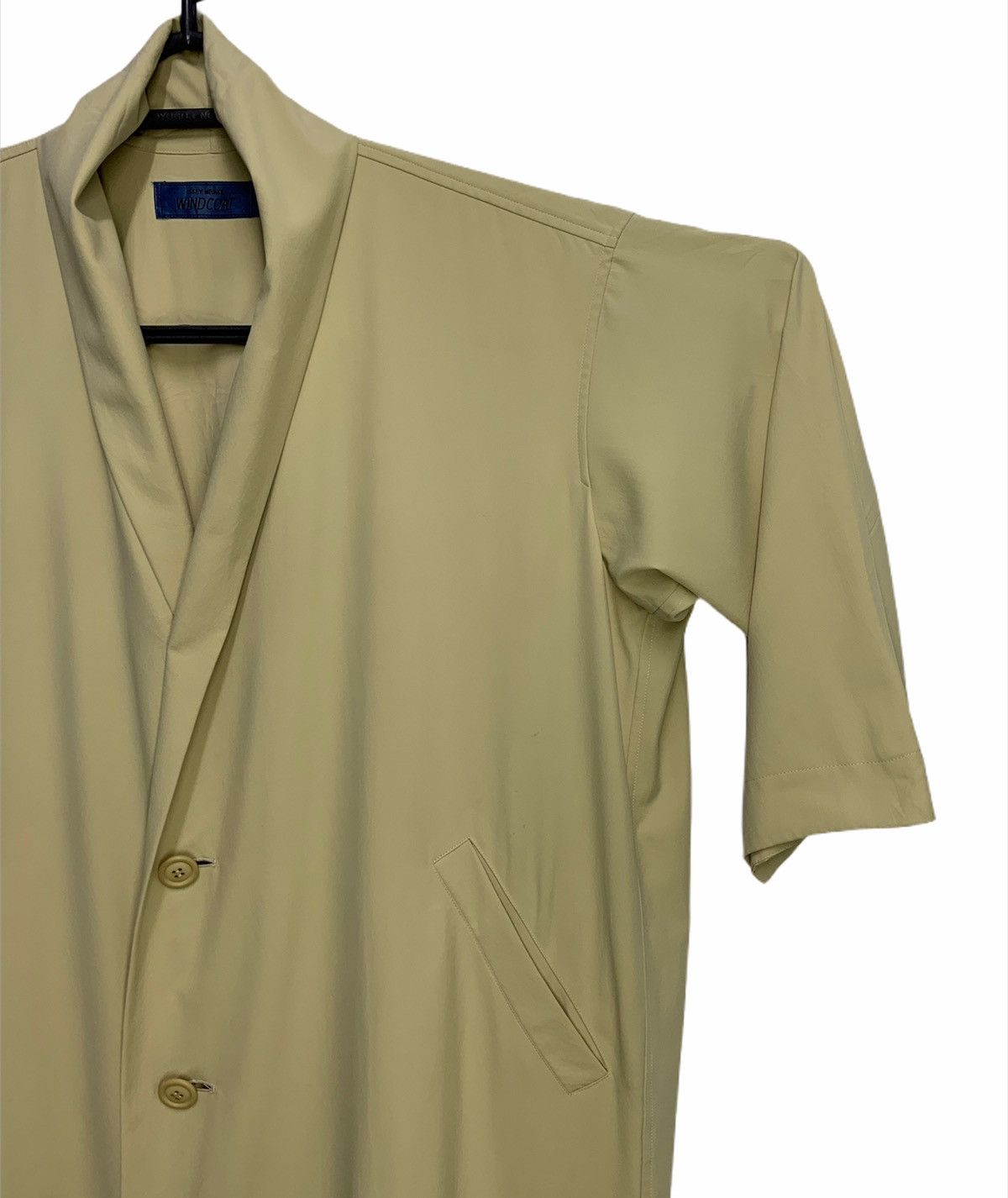 Issey Miyake Vintage 80s Issey Miyake Windcoat Oversized Trench Jacket Size US XL / EU 56 / 4 - 6 Thumbnail