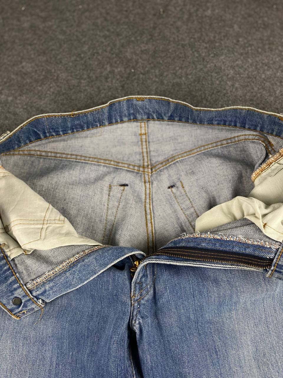 Levi's true vintage 70s levis 505 denim talon zipper Size US 32 / EU 48 - 16 Thumbnail