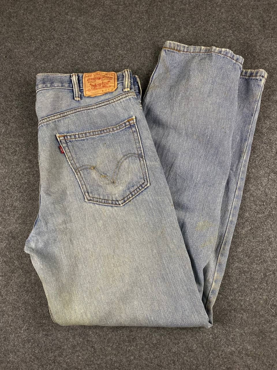 Levi's vintage levis 550 relaxed fit distressed denim Size US 39 - 2 Thumbnail