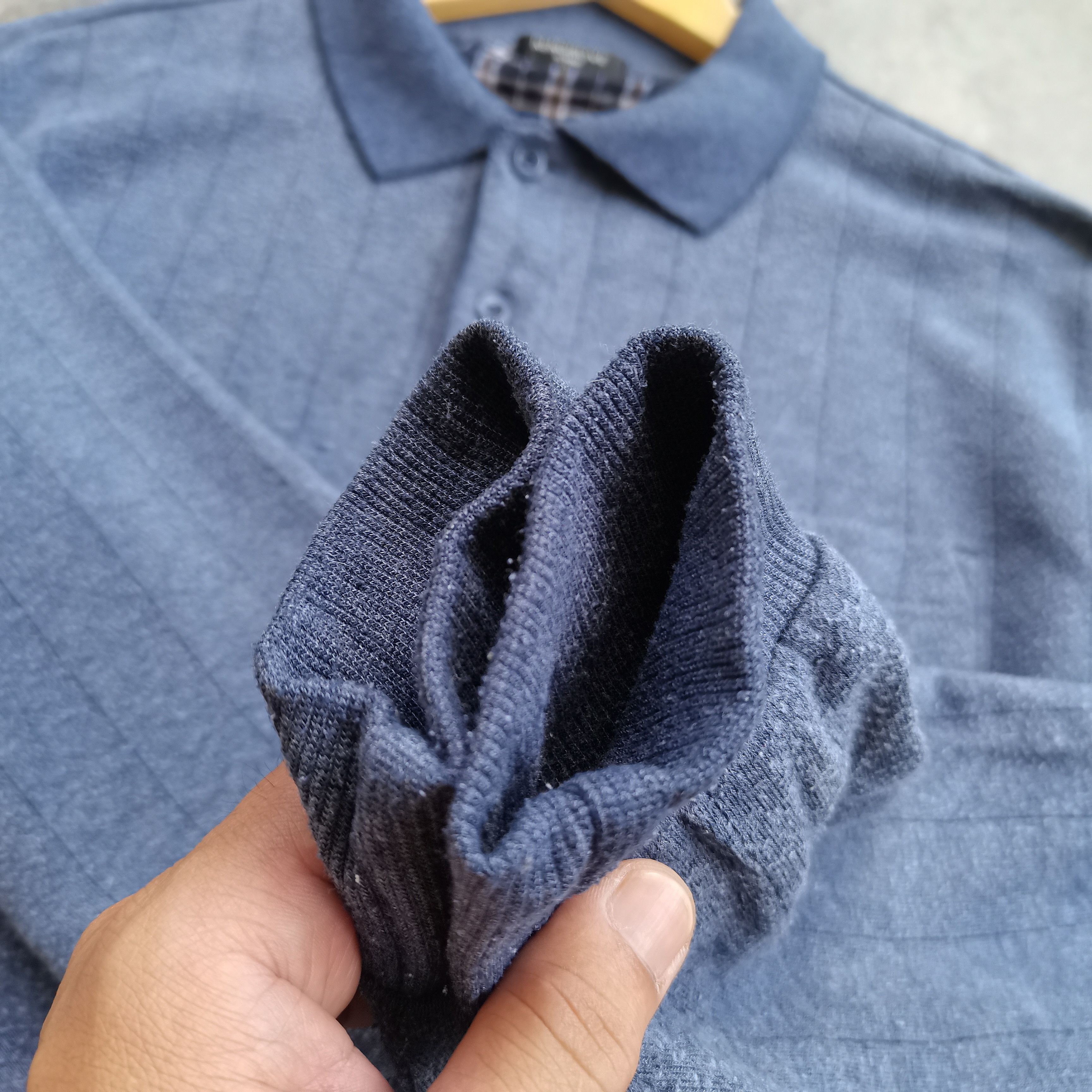 Japanese Brand × Vintage Vintage KENGROVE HOMME Longsleeve Polo Shirt Size US L / EU 52-54 / 3 - 3 Thumbnail