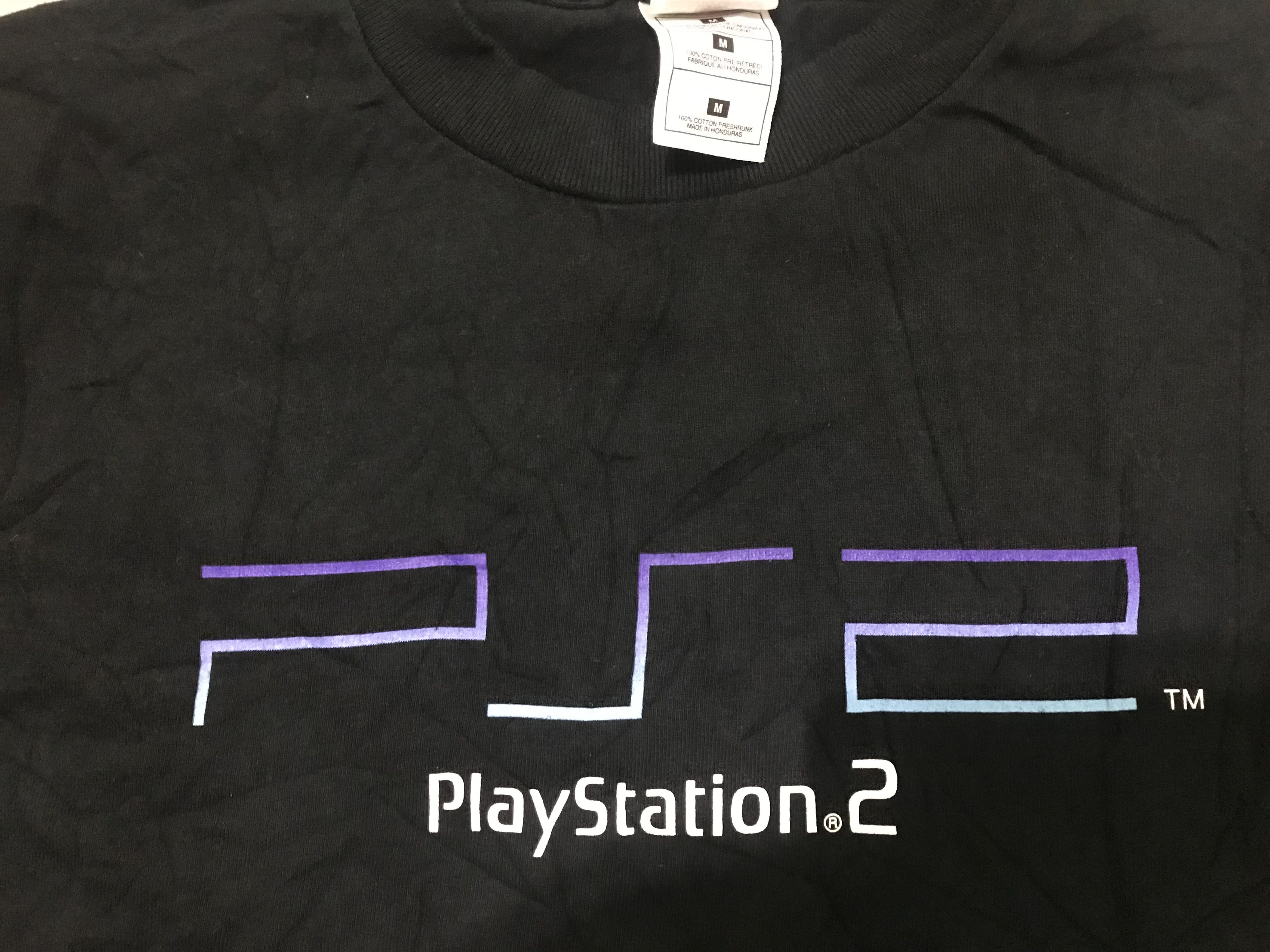 Playstation VINTAGE 2000 PLAYSTATION 2 CONSOLE PS2 TEE SHIRT Size US M / EU 48-50 / 2 - 9 Thumbnail