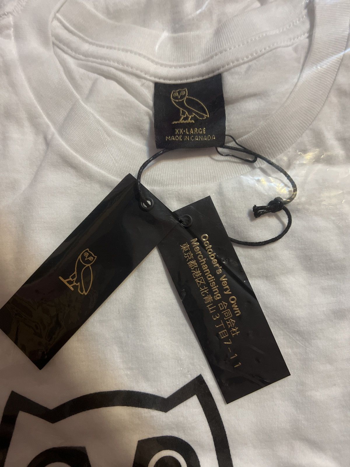 Drake × October's Very Own OVO T-Shirt CLB Heart OG Owl Give Thanks Tee with tags Size US XXL / EU 58 / 5 - 6 Thumbnail