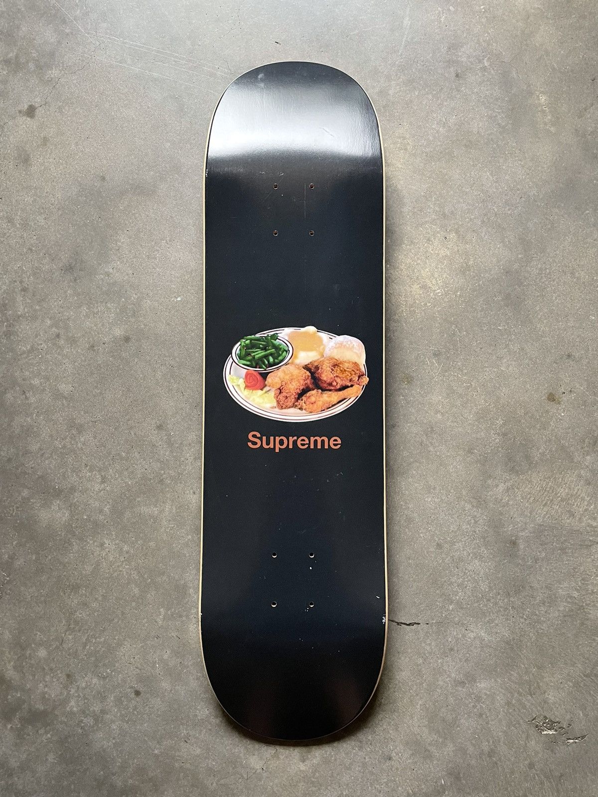 image of Supreme Chicken Dinner Skate Deck in Black, Men's