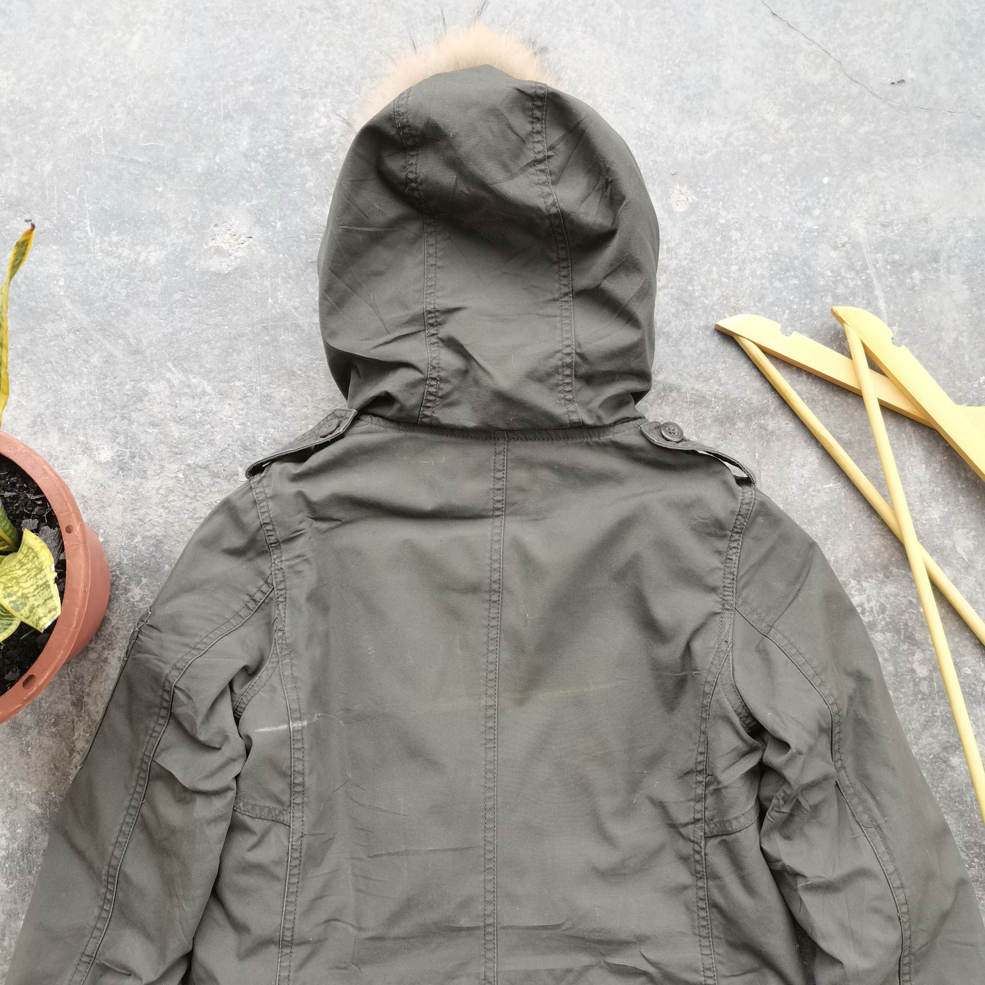 Japanese Brand × MOUSSY × Vintage Steals🔥AZUL By Moussy Hoodie Light Parka Jacket Size US S / EU 44-46 / 1 - 7 Thumbnail