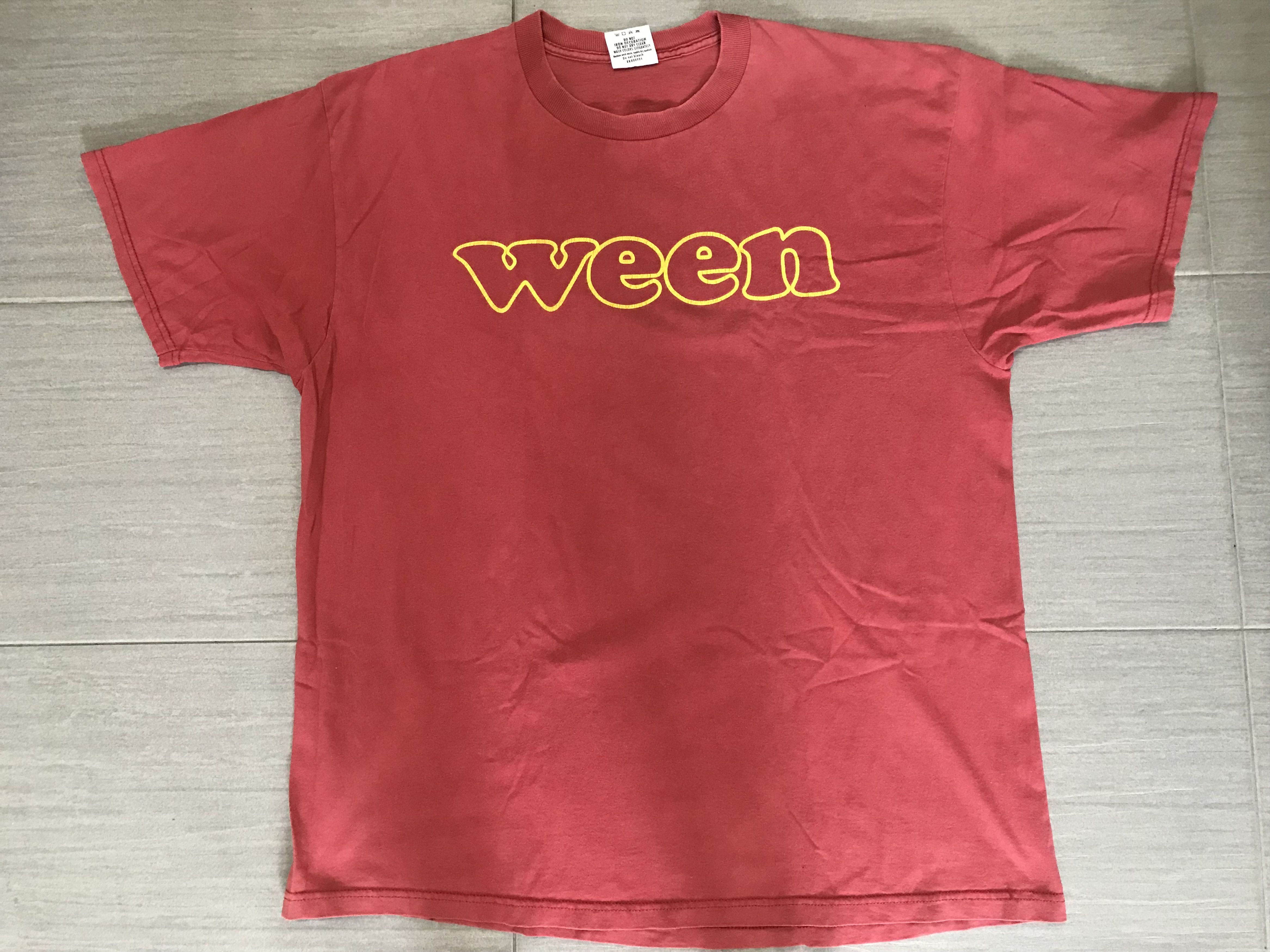Vintage Vintage 90’s WEEN Alternative Rock Tshirt Size US XL / EU 56 / 4 - 8 Thumbnail