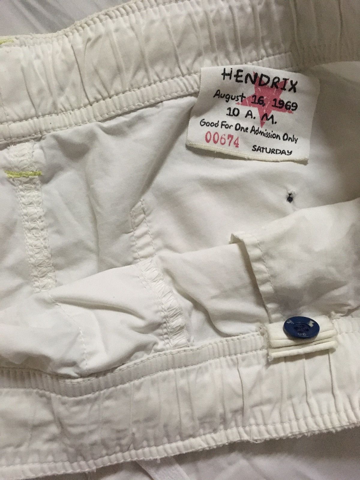 Jimi Hendrix 🔥Jimi Hendrix Nice Short Pants Size US 36 / EU 52 - 5 Thumbnail