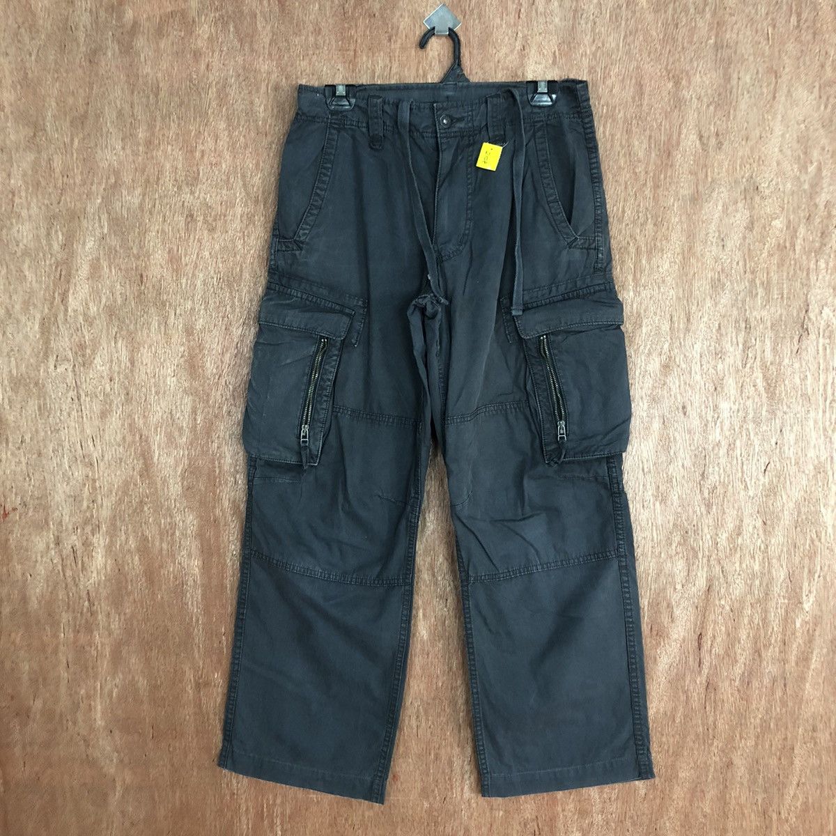 image of Japan Vintage Grey Multipocket Utility Cargo Pants 2108, Men's (Size 30)