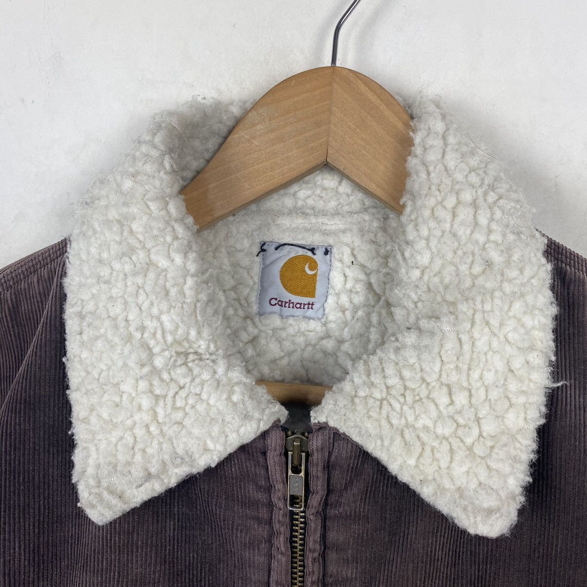 Carhartt ☀️Carhartt corduroy sherpa lining zipper jacket Size US L / EU 52-54 / 3 - 6 Thumbnail