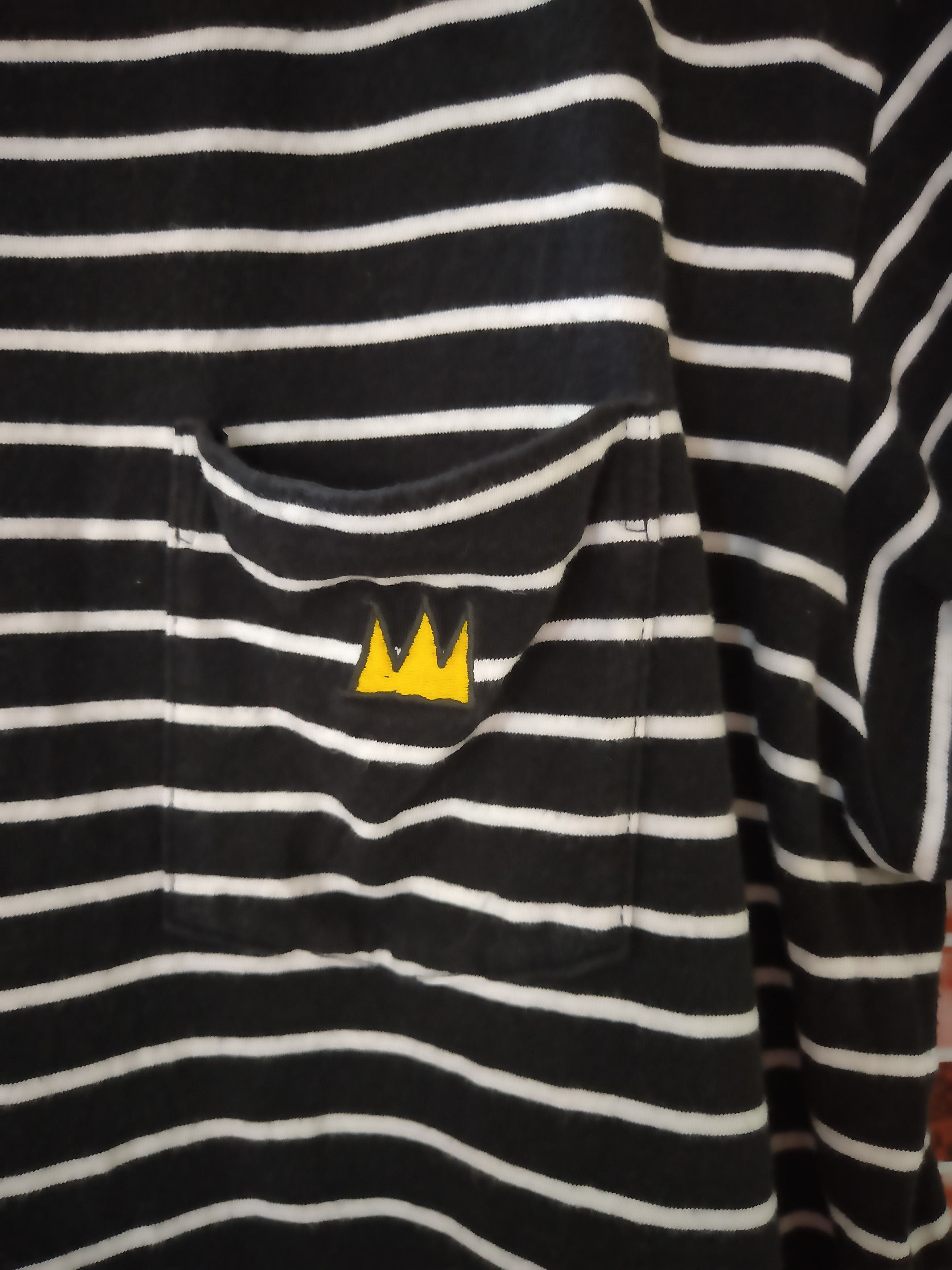 Jean-Michel Basquiat × Uniqlo Jean-Michel Basquiat Striped Pocket T-Shirt Size US XL / EU 56 / 4 - 2 Thumbnail