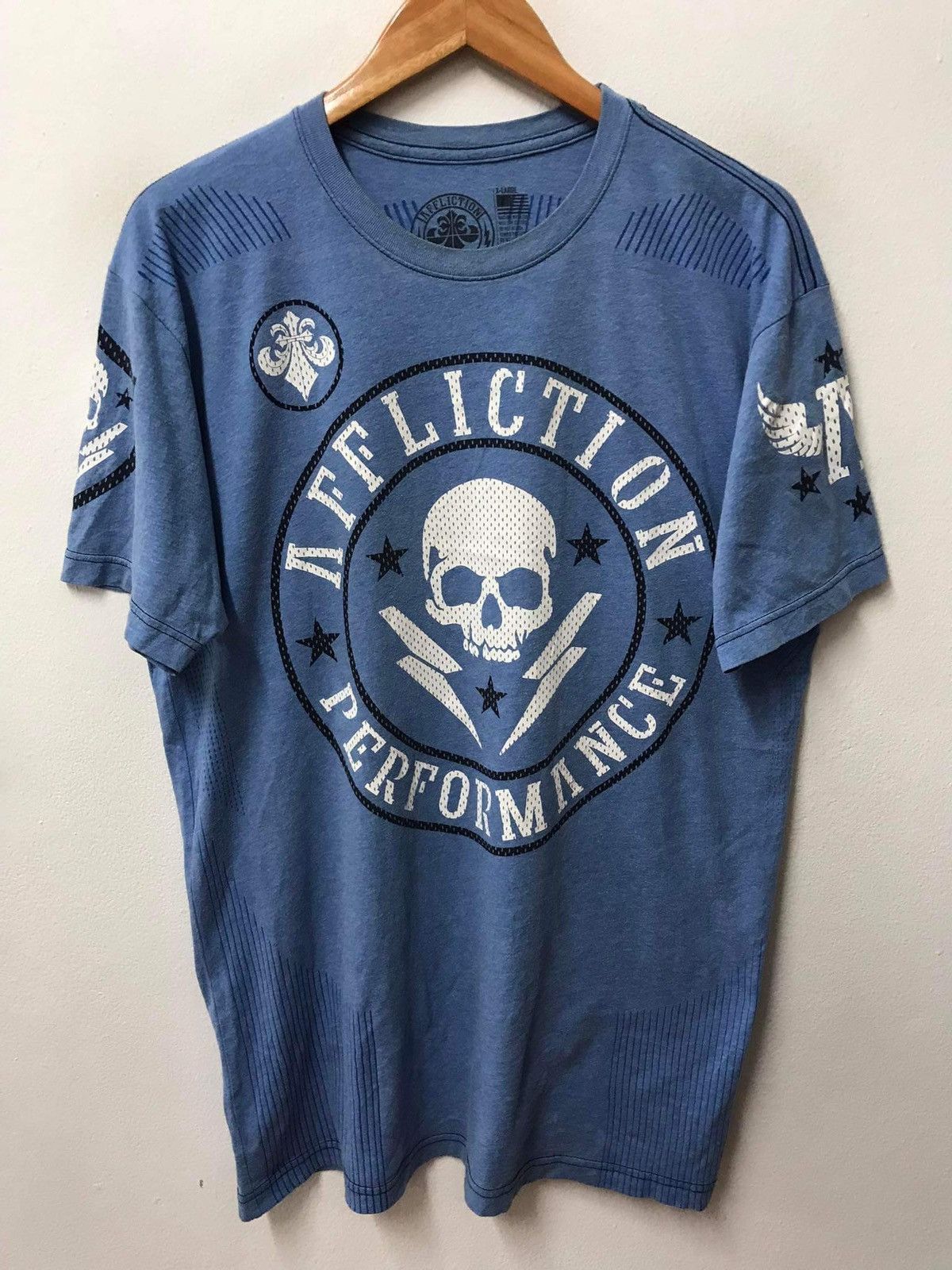 Affliction × Ed Hardy × Southpole Affliction Skull Y2K Graphic Tee Size US XL / EU 56 / 4 - 1 Thumbnail
