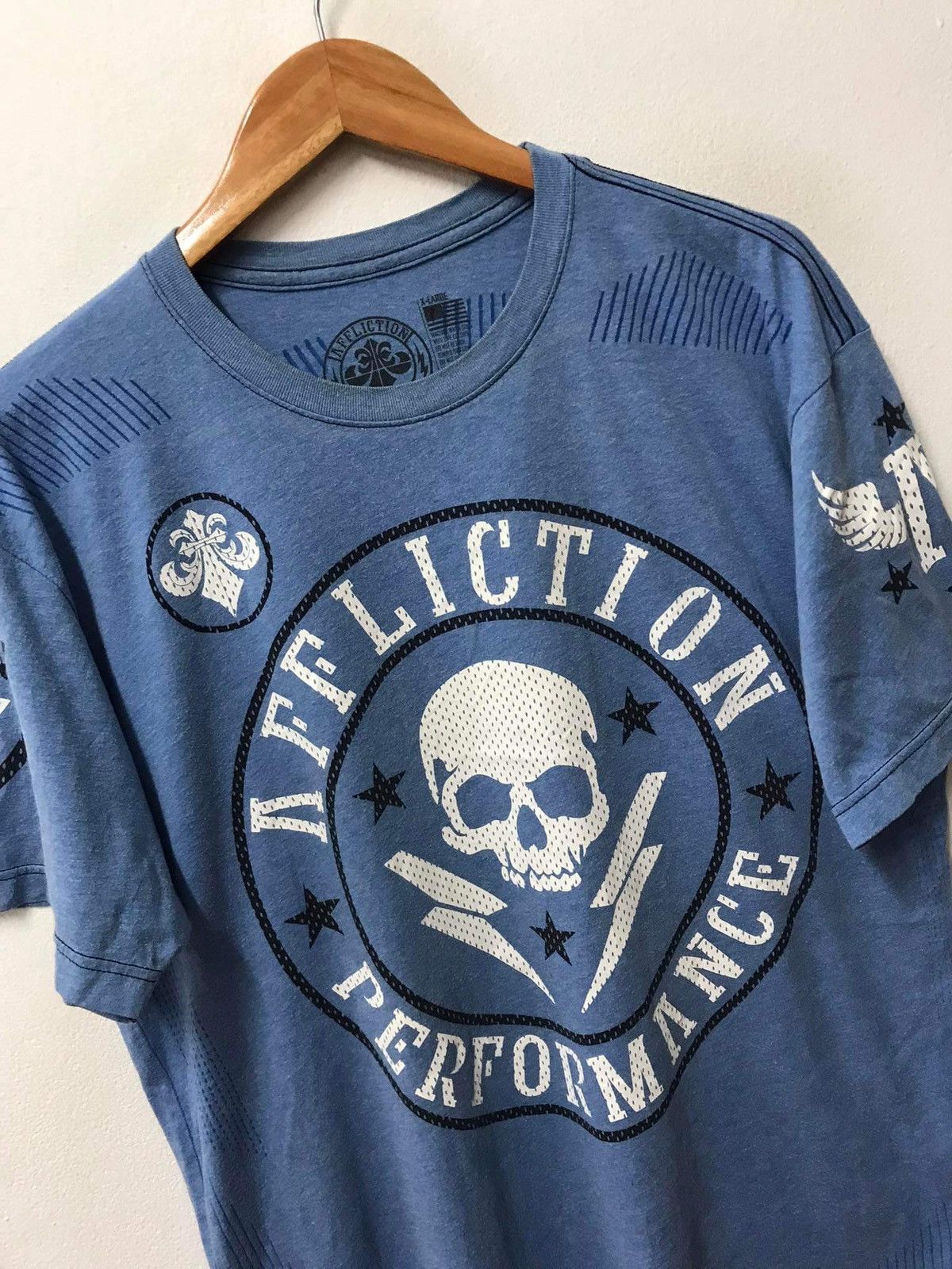 Affliction × Ed Hardy × Southpole Affliction Skull Y2K Graphic Tee Size US XL / EU 56 / 4 - 3 Thumbnail