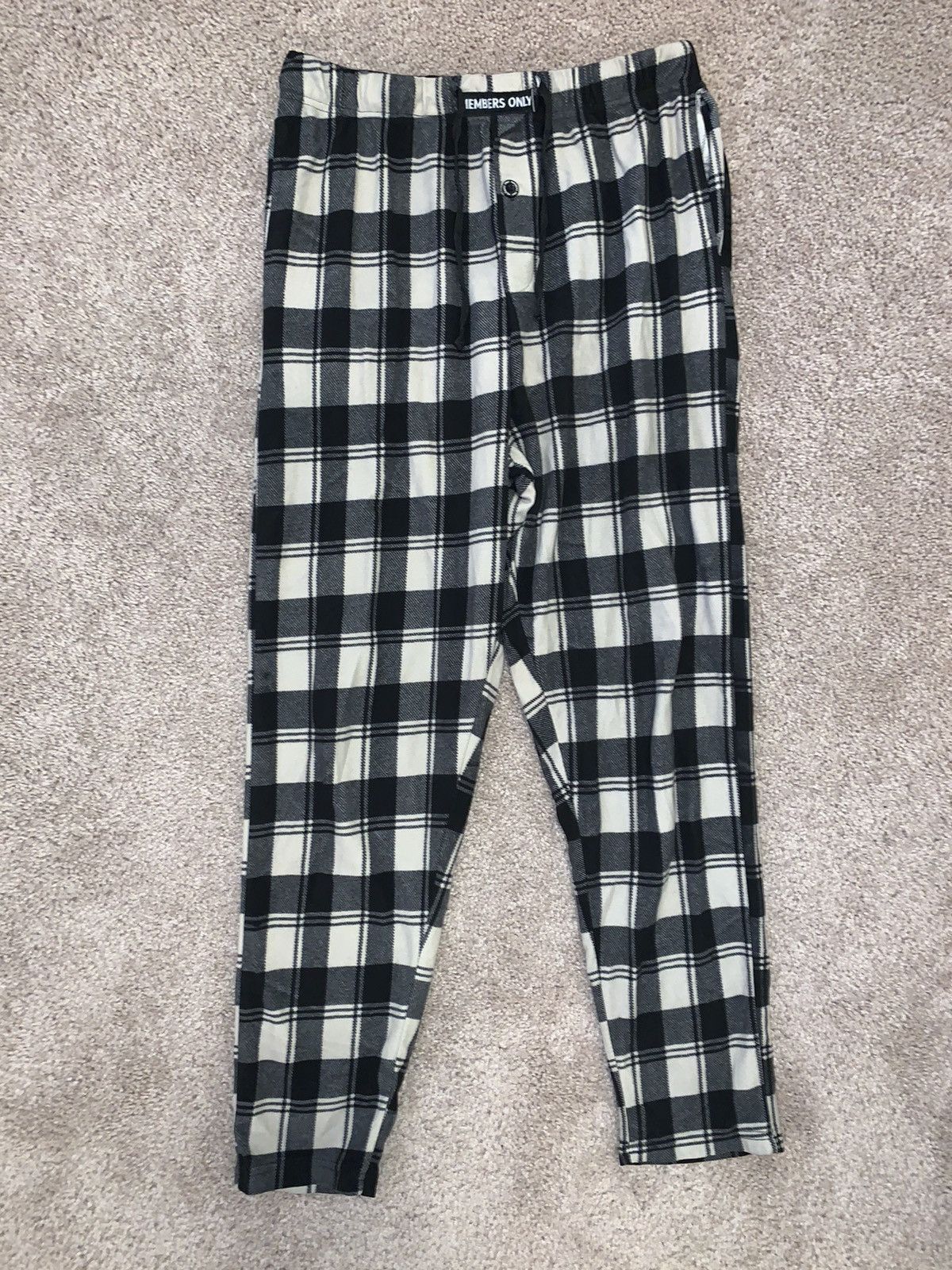 Number (N)ine MEMBERS ONLY FLANNEL LOUNGE PANTS Size US 30 / EU 46 - 1 Preview