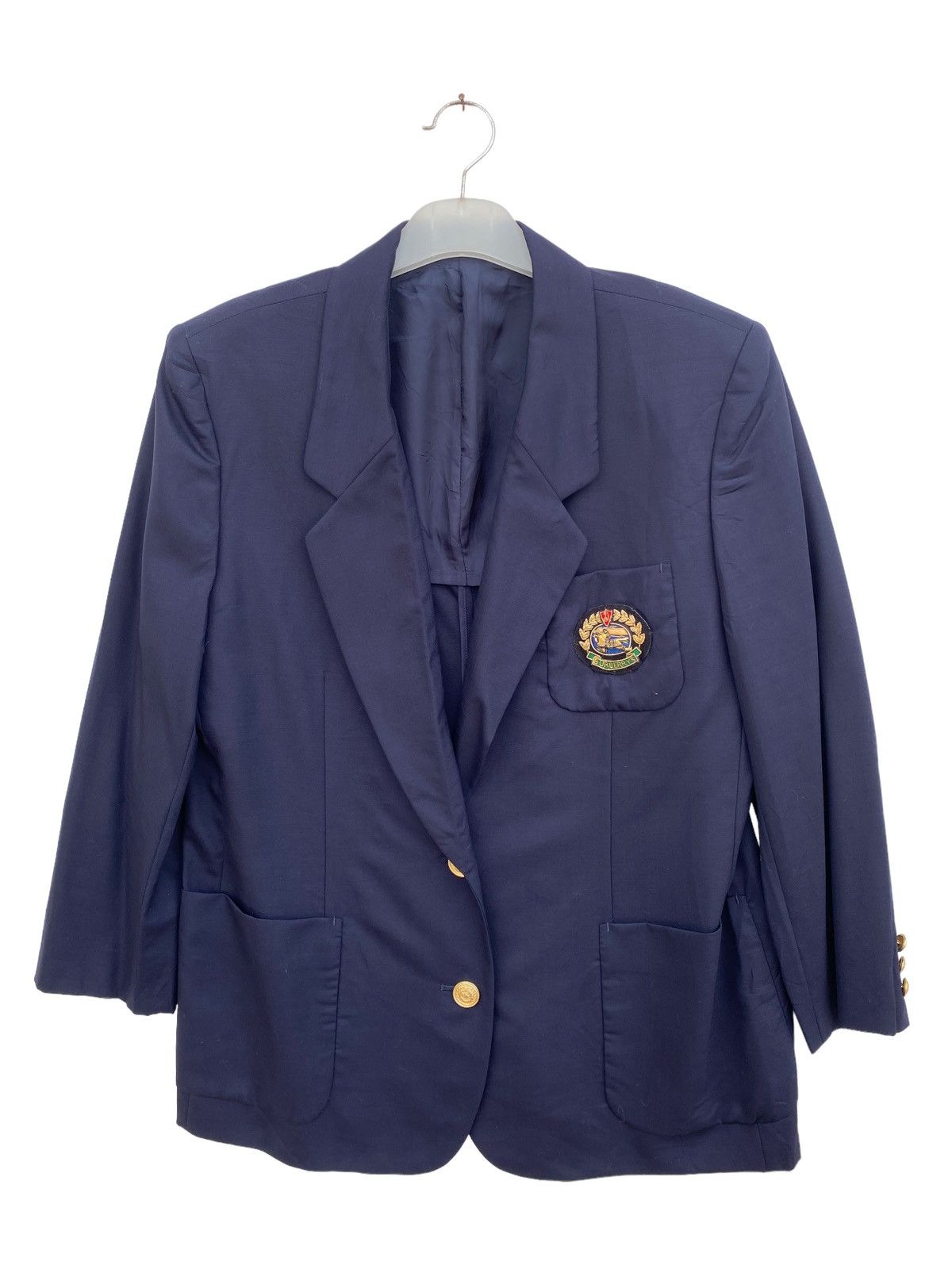 Burberry Vintage Burberry Blazer Jacket Size 44S - 1 Preview