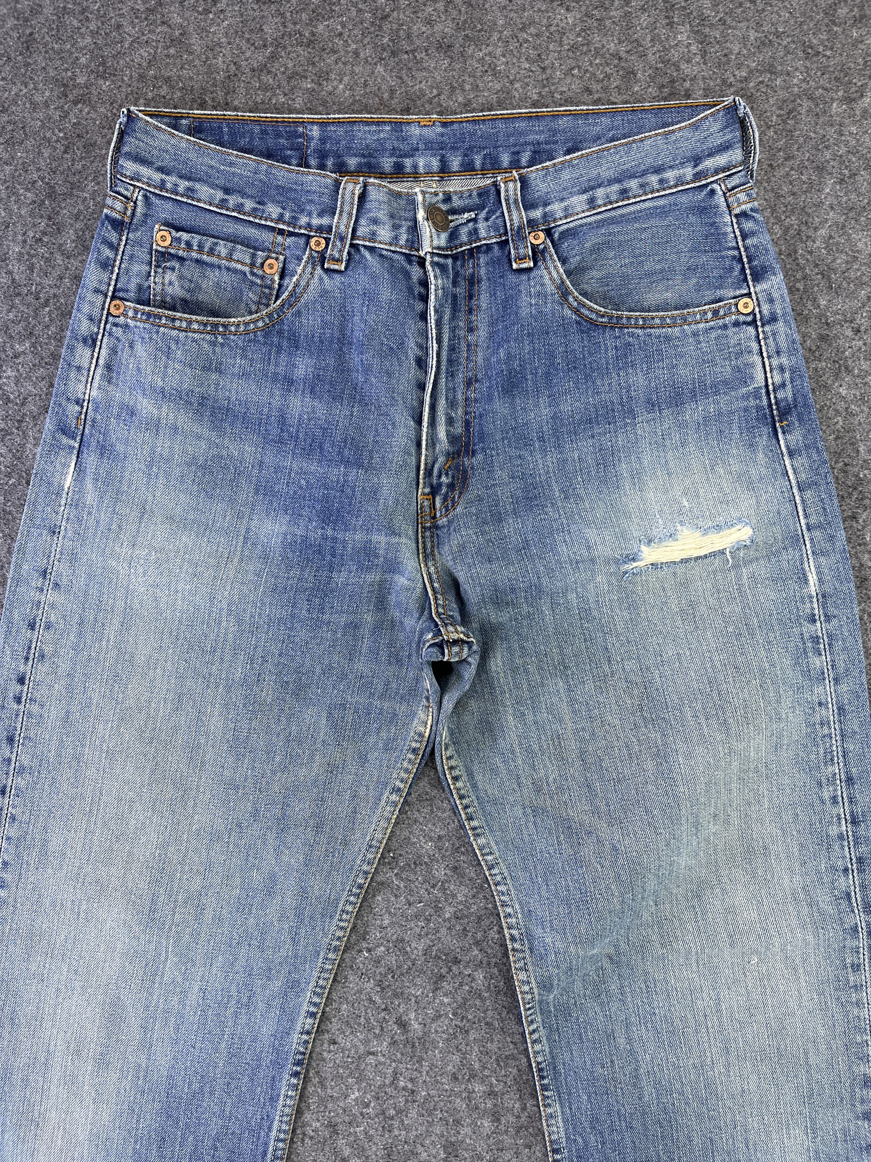 Levi's Vintage Levis 512 Distressed Jeans Flare Denim - J872 Size US 30 / EU 46 - 3 Thumbnail