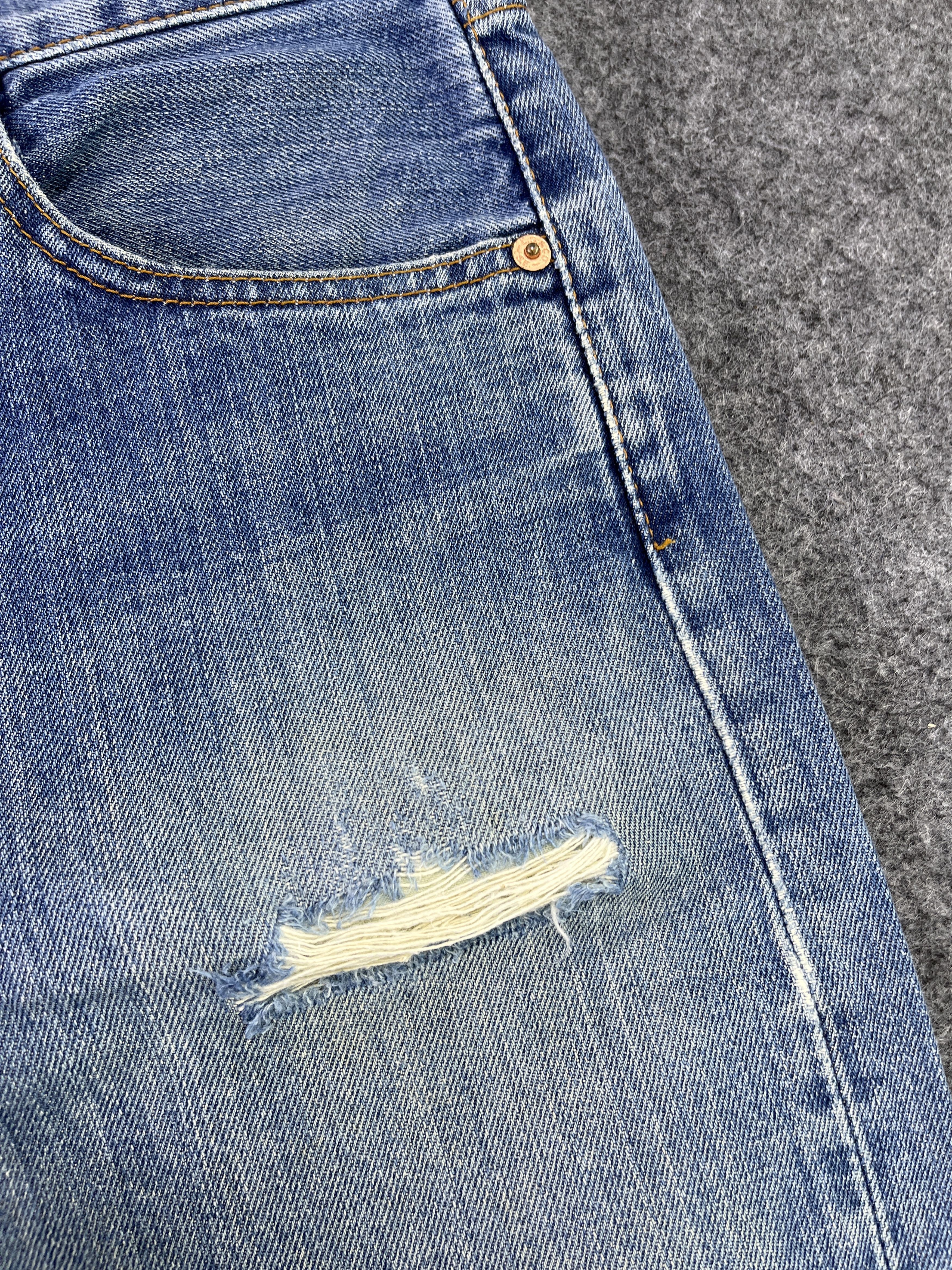 Levi's Vintage Levis 512 Distressed Jeans Flare Denim - J872 Size US 30 / EU 46 - 11 Thumbnail