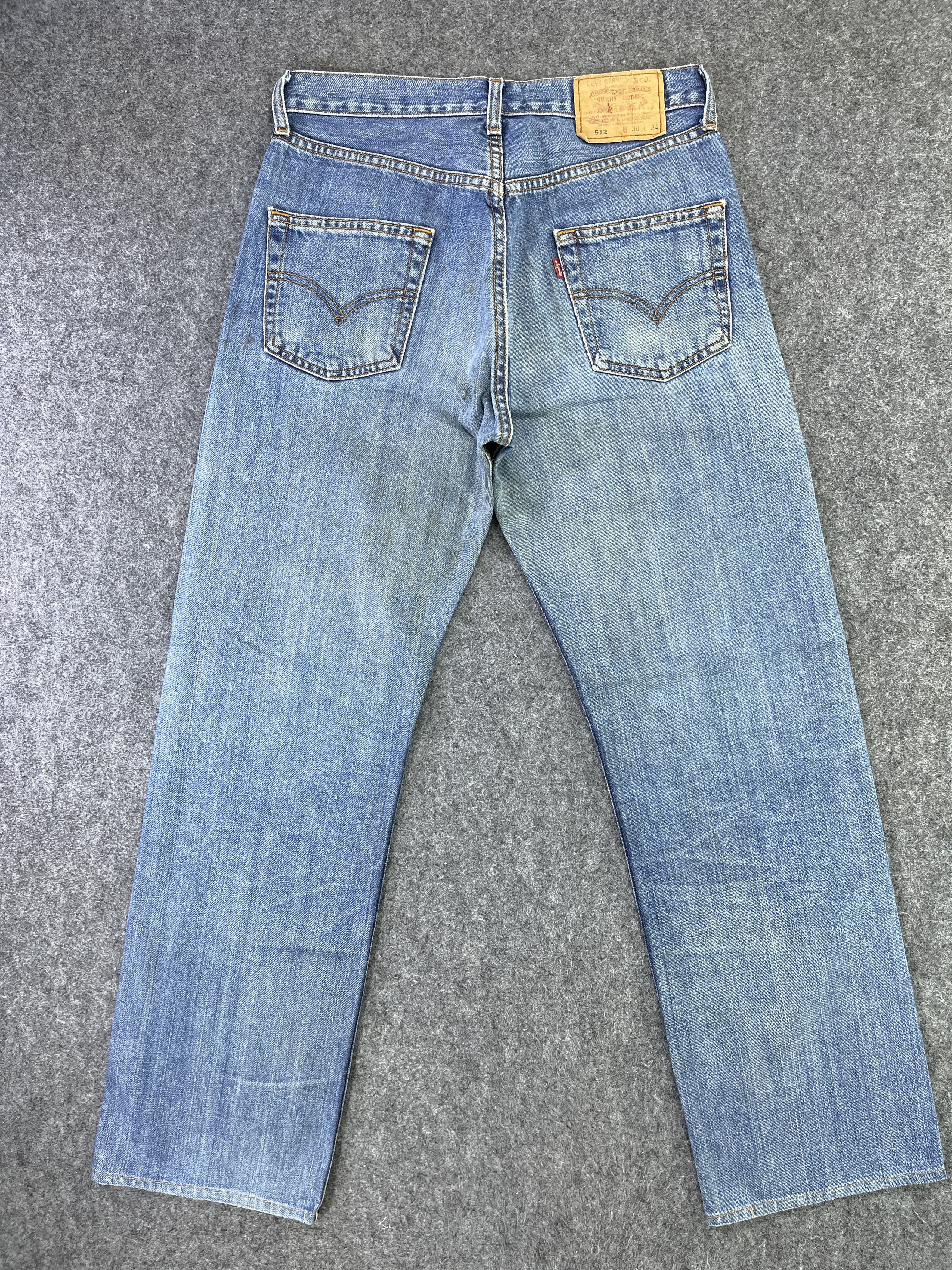 Levi's Vintage Levis 512 Distressed Jeans Flare Denim - J872 Size US 30 / EU 46 - 2 Thumbnail