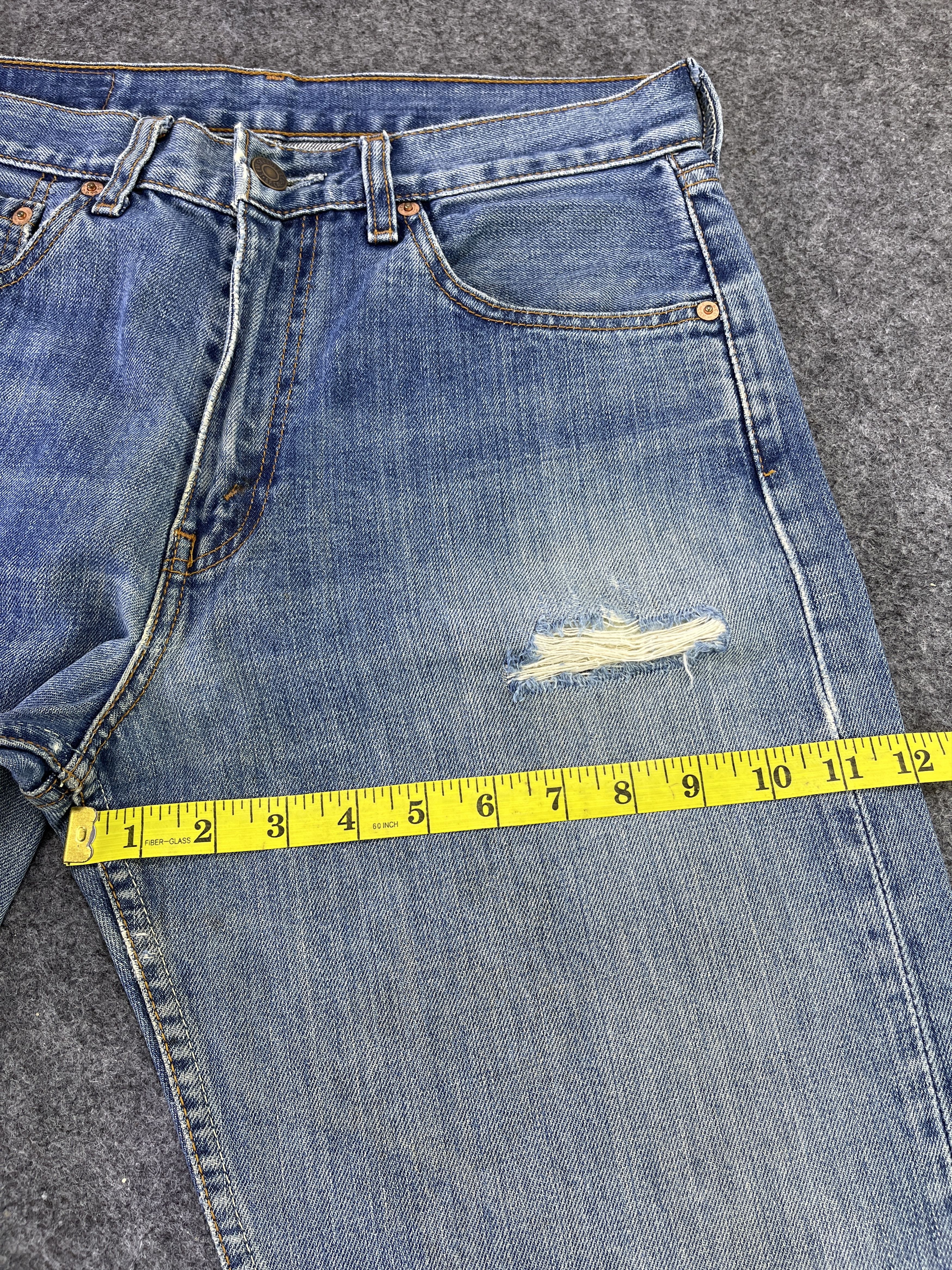 Levi's Vintage Levis 512 Distressed Jeans Flare Denim - J872 Size US 30 / EU 46 - 10 Thumbnail