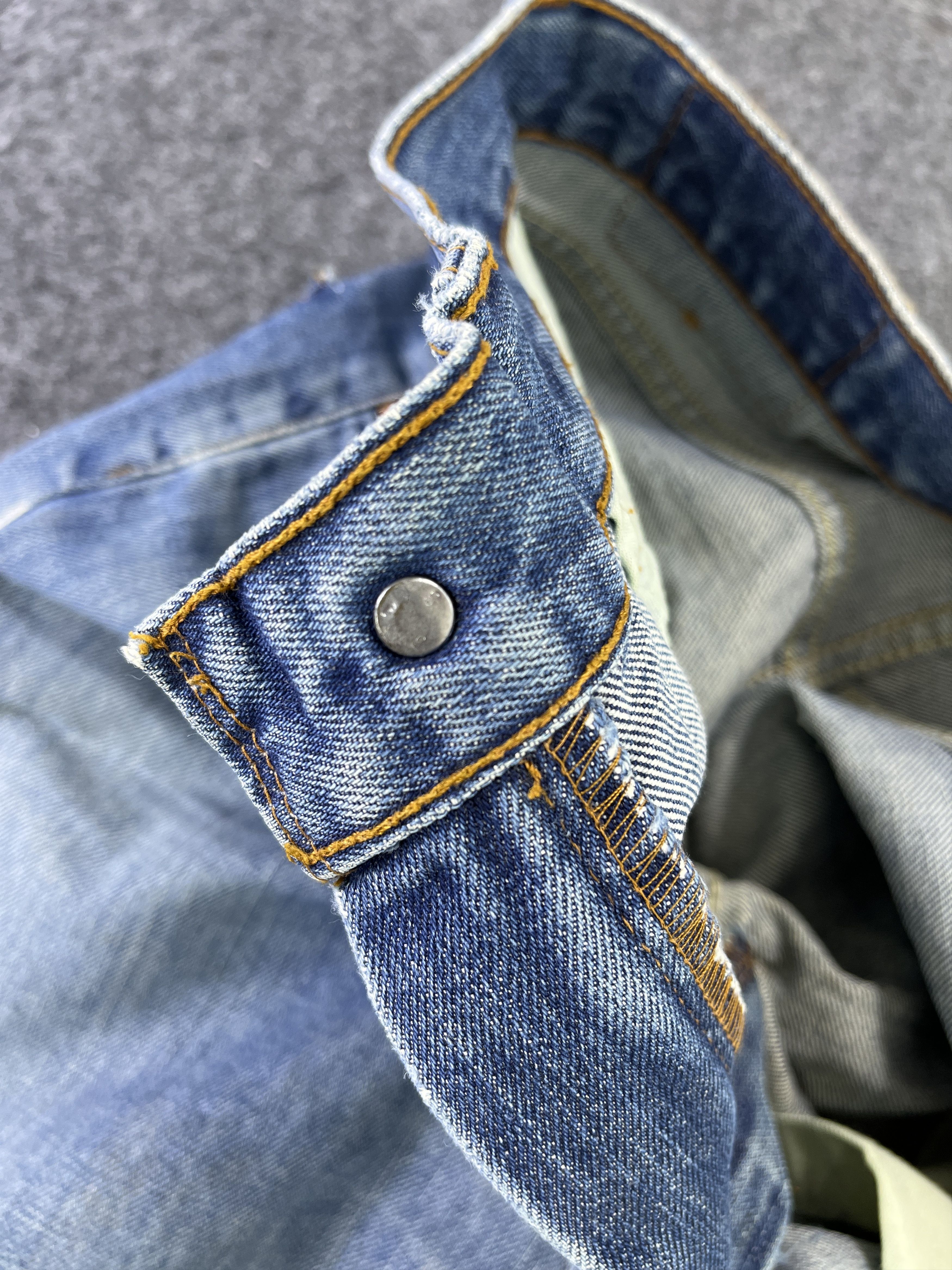 Levi's Vintage Levis 512 Distressed Jeans Flare Denim - J872 Size US 30 / EU 46 - 6 Thumbnail