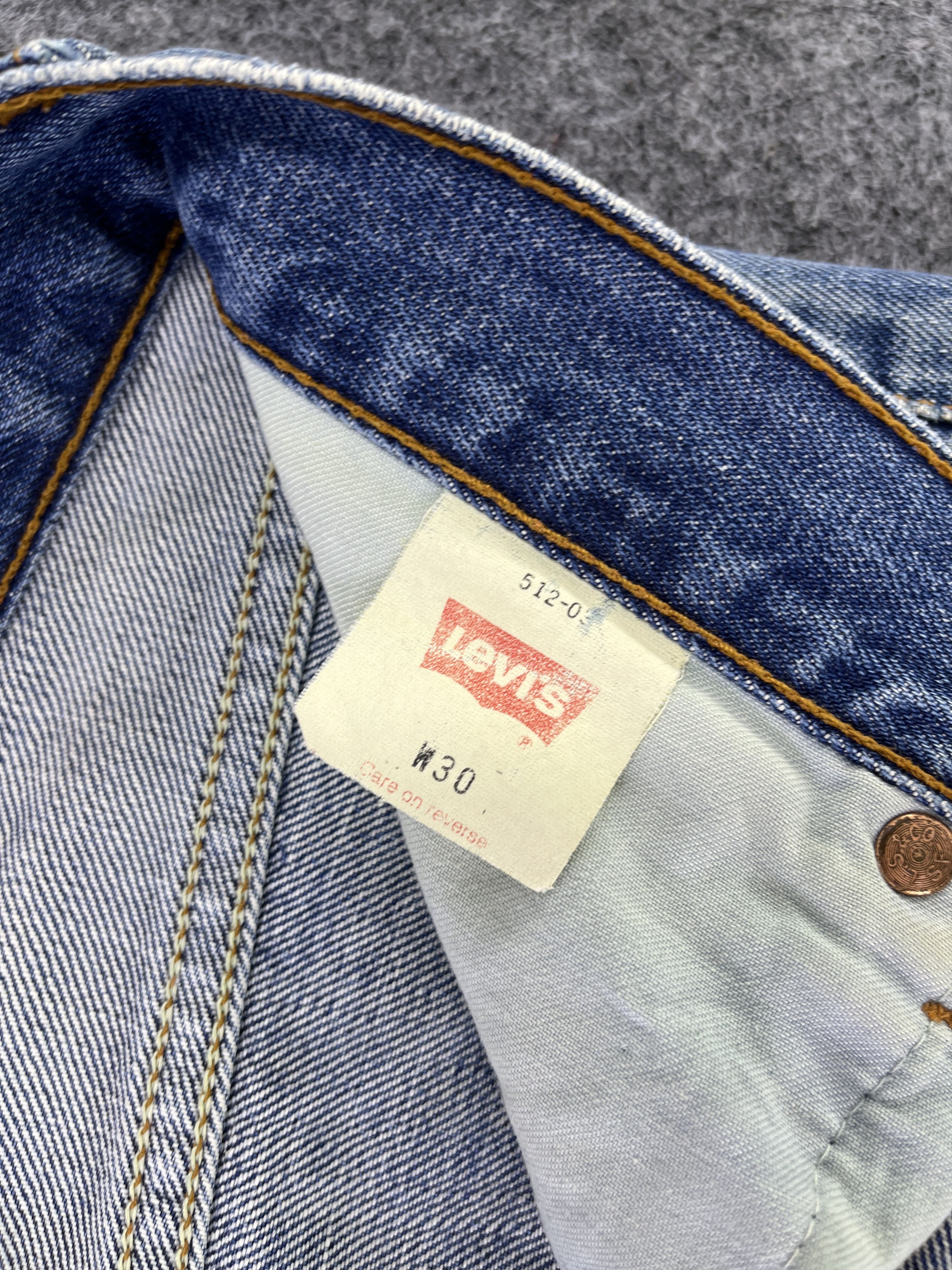 Levi's Vintage Levis 512 Distressed Jeans Flare Denim - J872 Size US 30 / EU 46 - 7 Thumbnail