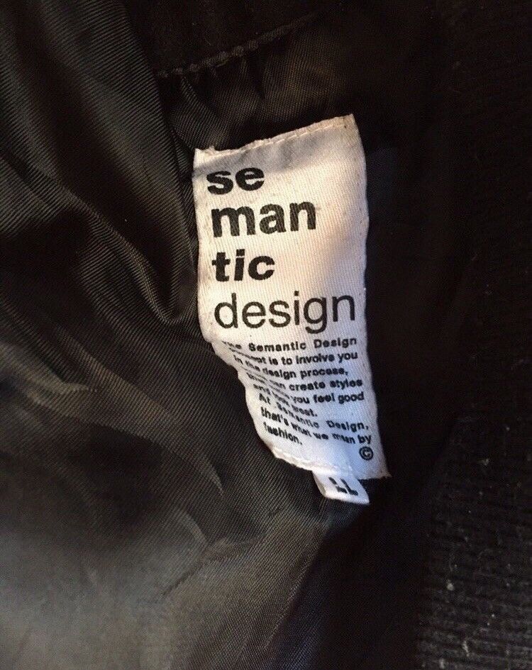 Seditionaries × Vintage 🔥Se Man Tic Multy Pocket Zipper Button Wool Jacket Size US S / EU 44-46 / 1 - 5 Thumbnail