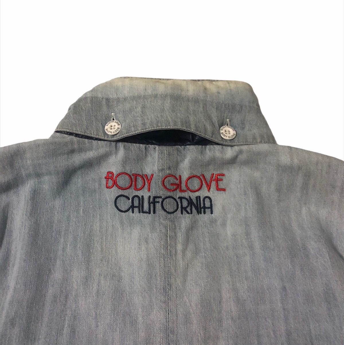 Body Glove × Vintage 🔥Body Glove California Denim Jacket With Hooded Size S / US 4 / IT 40 - 7 Thumbnail