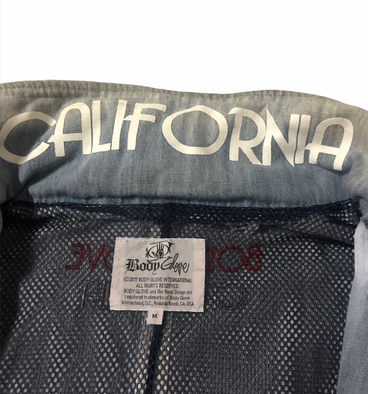 Body Glove × Vintage 🔥Body Glove California Denim Jacket With Hooded Size S / US 4 / IT 40 - 9 Thumbnail
