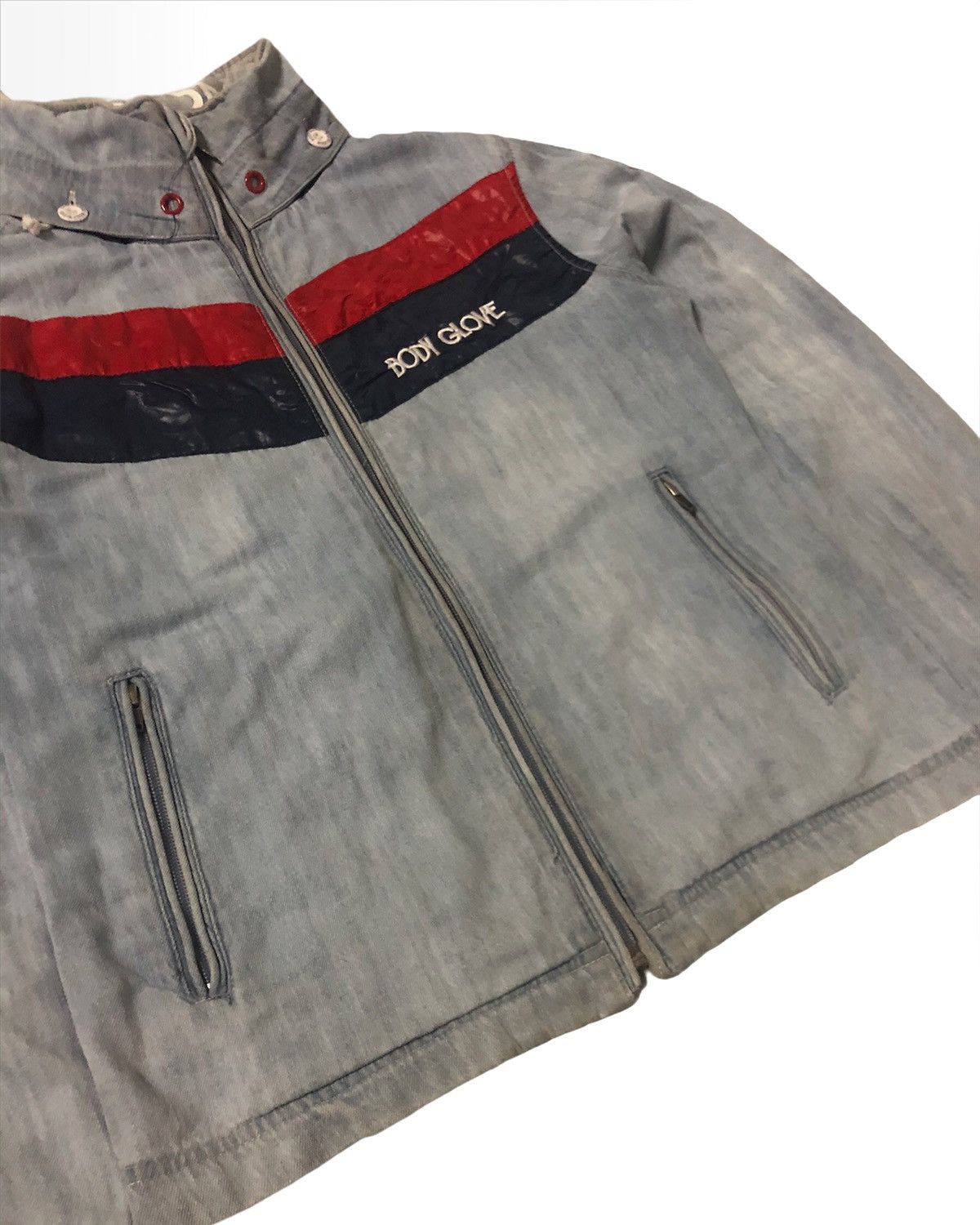 Body Glove × Vintage 🔥Body Glove California Denim Jacket With Hooded Size S / US 4 / IT 40 - 5 Thumbnail