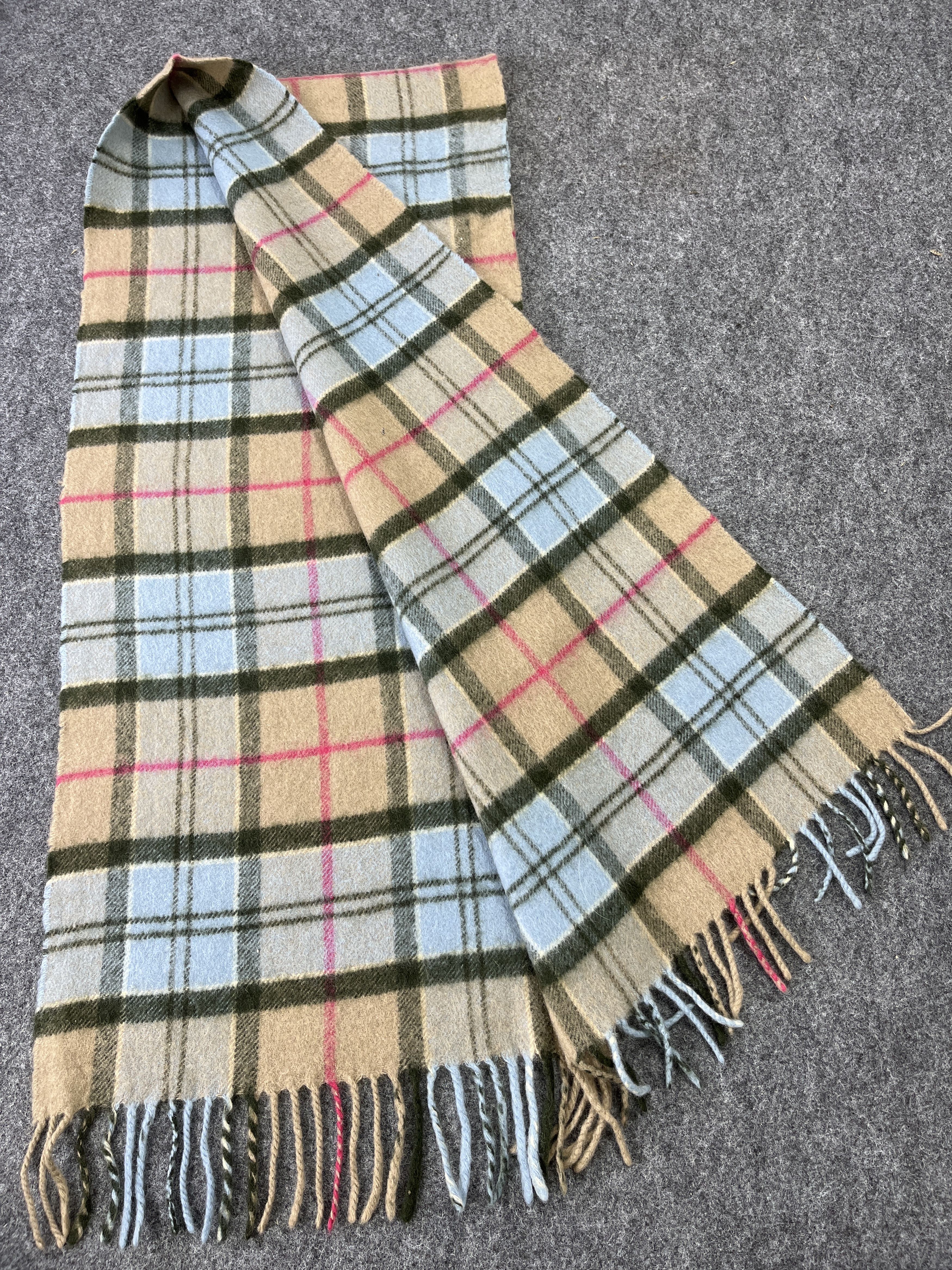 Johnstons Of Elgin × Vintage JOHNSTONS OF ELGIN CASHMERE SCARVES / MUFFLER T111 Size ONE SIZE - 4 Thumbnail