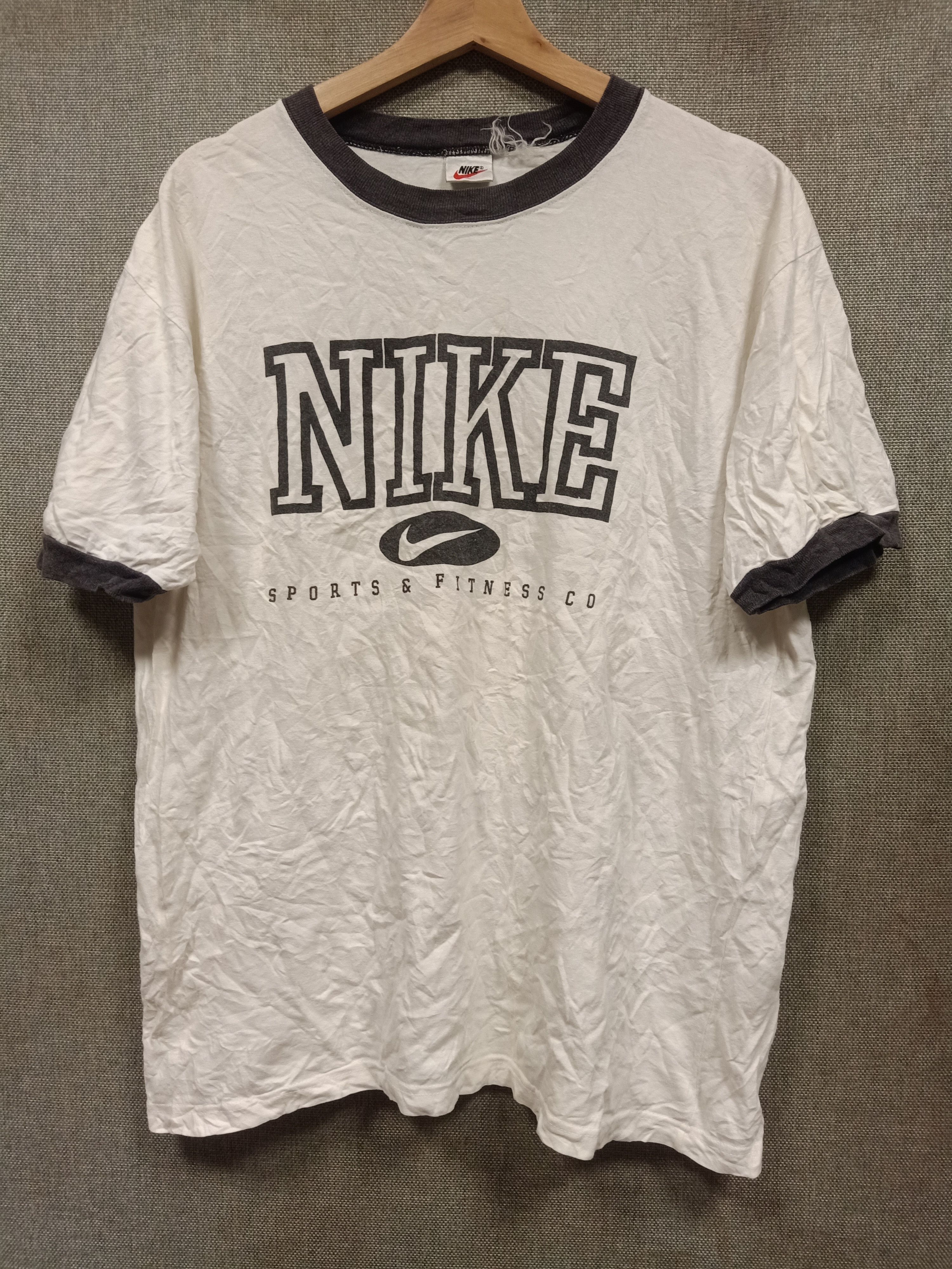 Nike × Nike ACG × Vintage Vintage 90s t shirt nike spell out Size US L / EU 52-54 / 3 - 1 Thumbnail