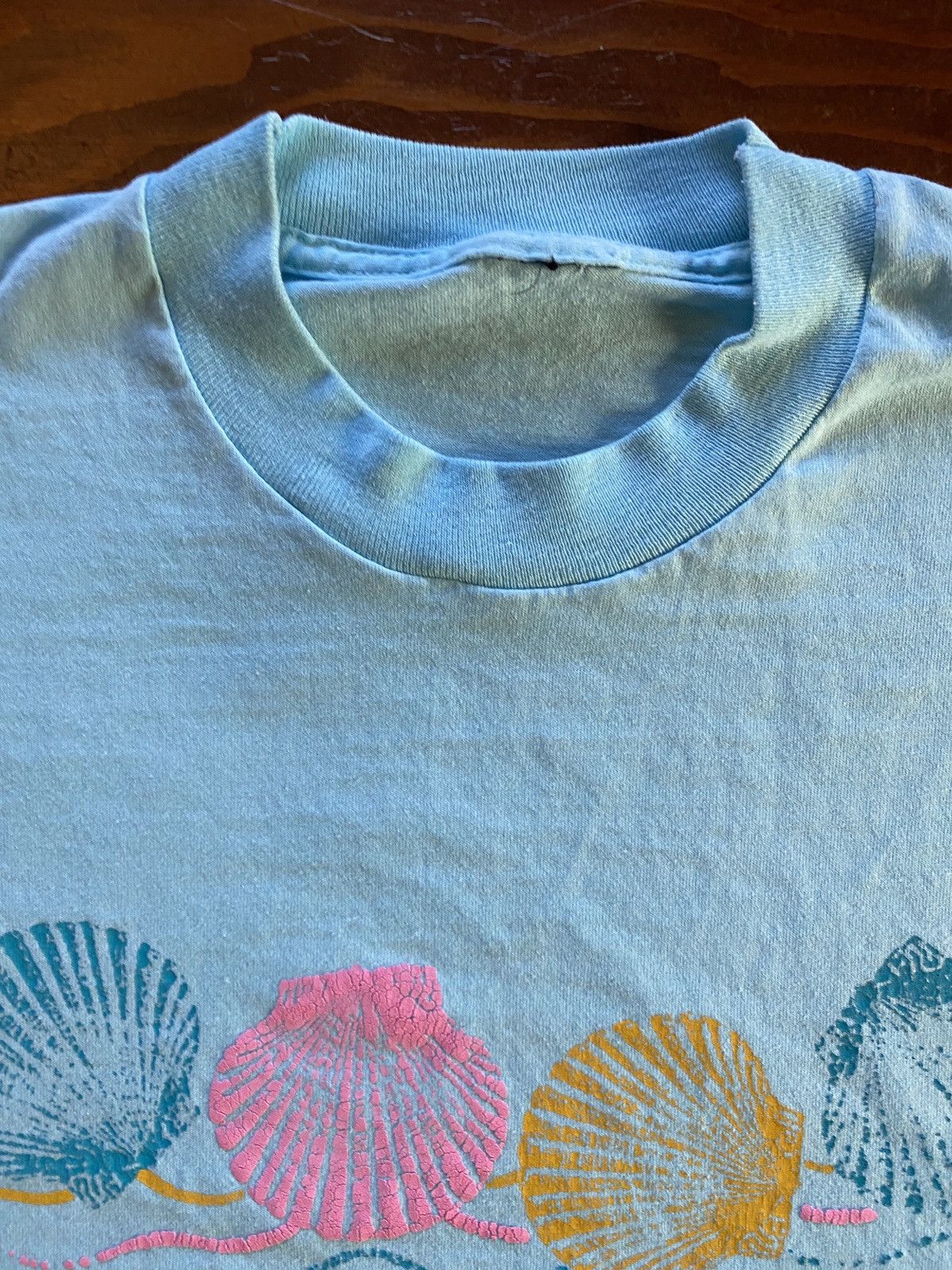 Vintage Vintage 80’s Fenwick Delaware Sea Shells Single Stitch Tee Size US XL / EU 56 / 4 - 6 Thumbnail