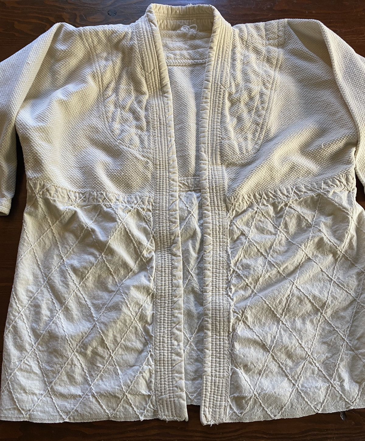 Vintage Vintage 70’s/80’s Bear Brand Martial Arts Cream Kimono Size US L / EU 52-54 / 3 - 3 Thumbnail
