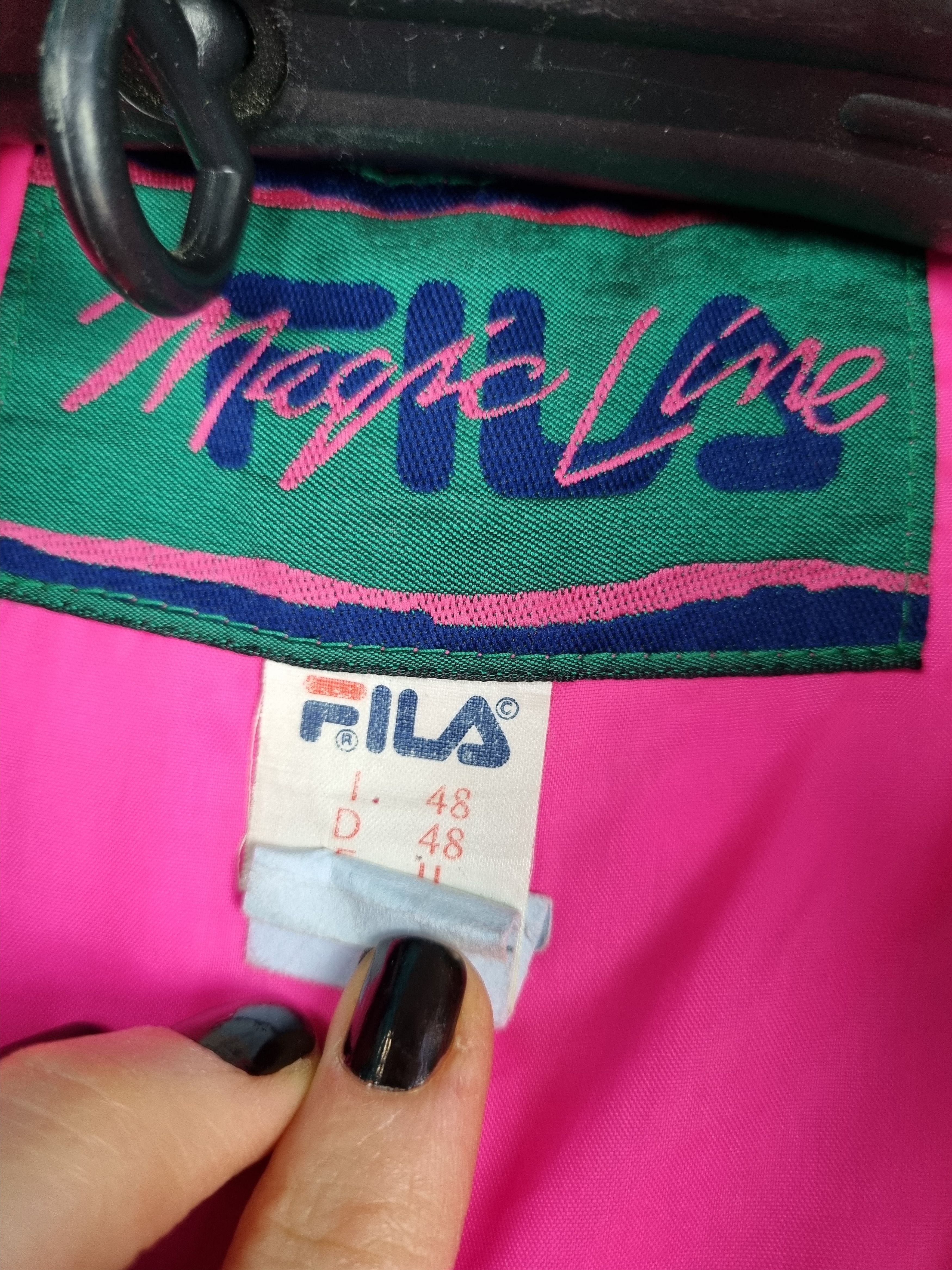 Fila × Vintage 🎿90s FILA Magic Line Nylon Hooded Overalls Ski Suite Size US 32 / EU 48 - 8 Thumbnail