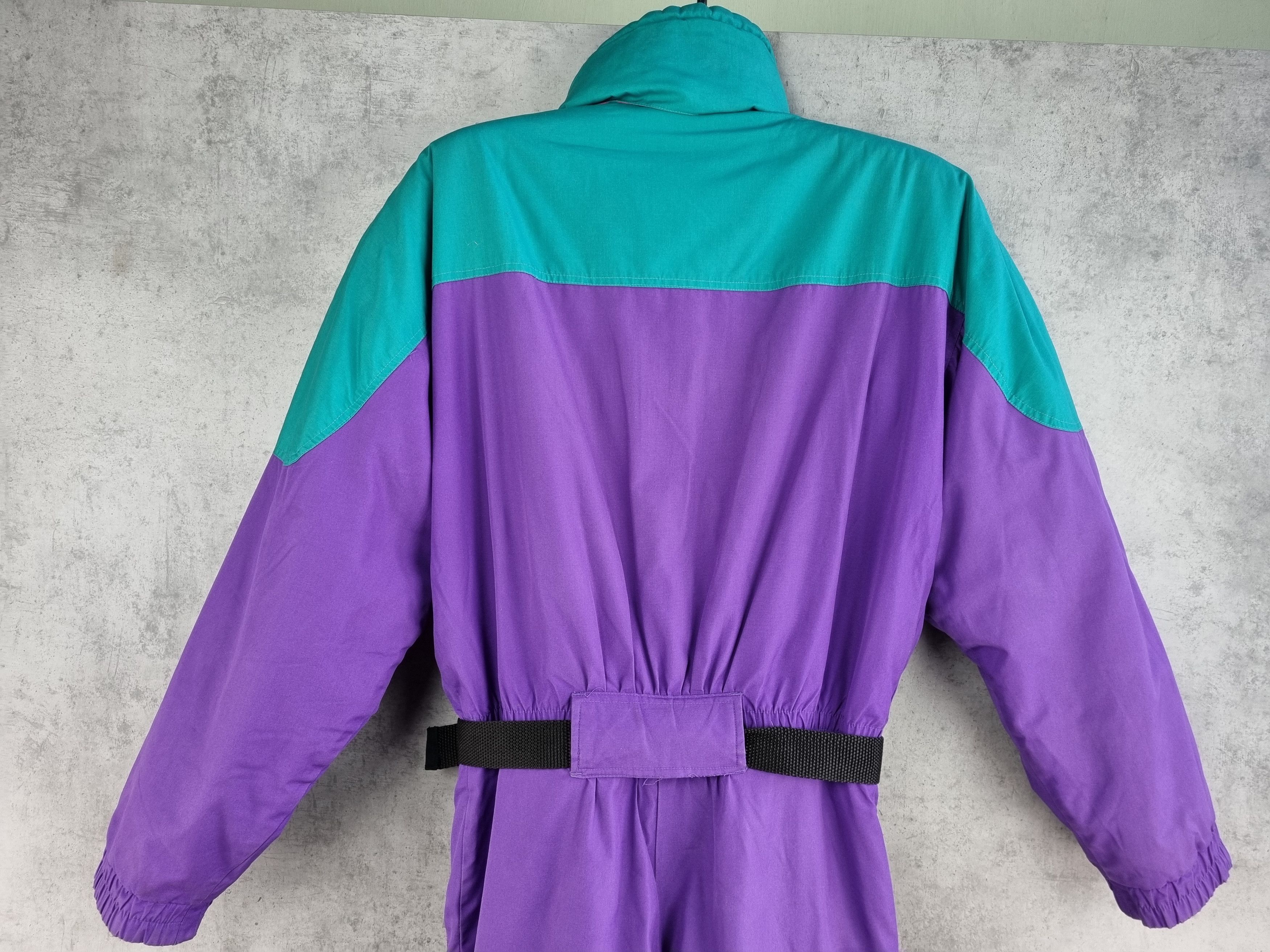 Fila × Vintage 🎿90s FILA Magic Line Nylon Hooded Overalls Ski Suite Size US 32 / EU 48 - 5 Thumbnail