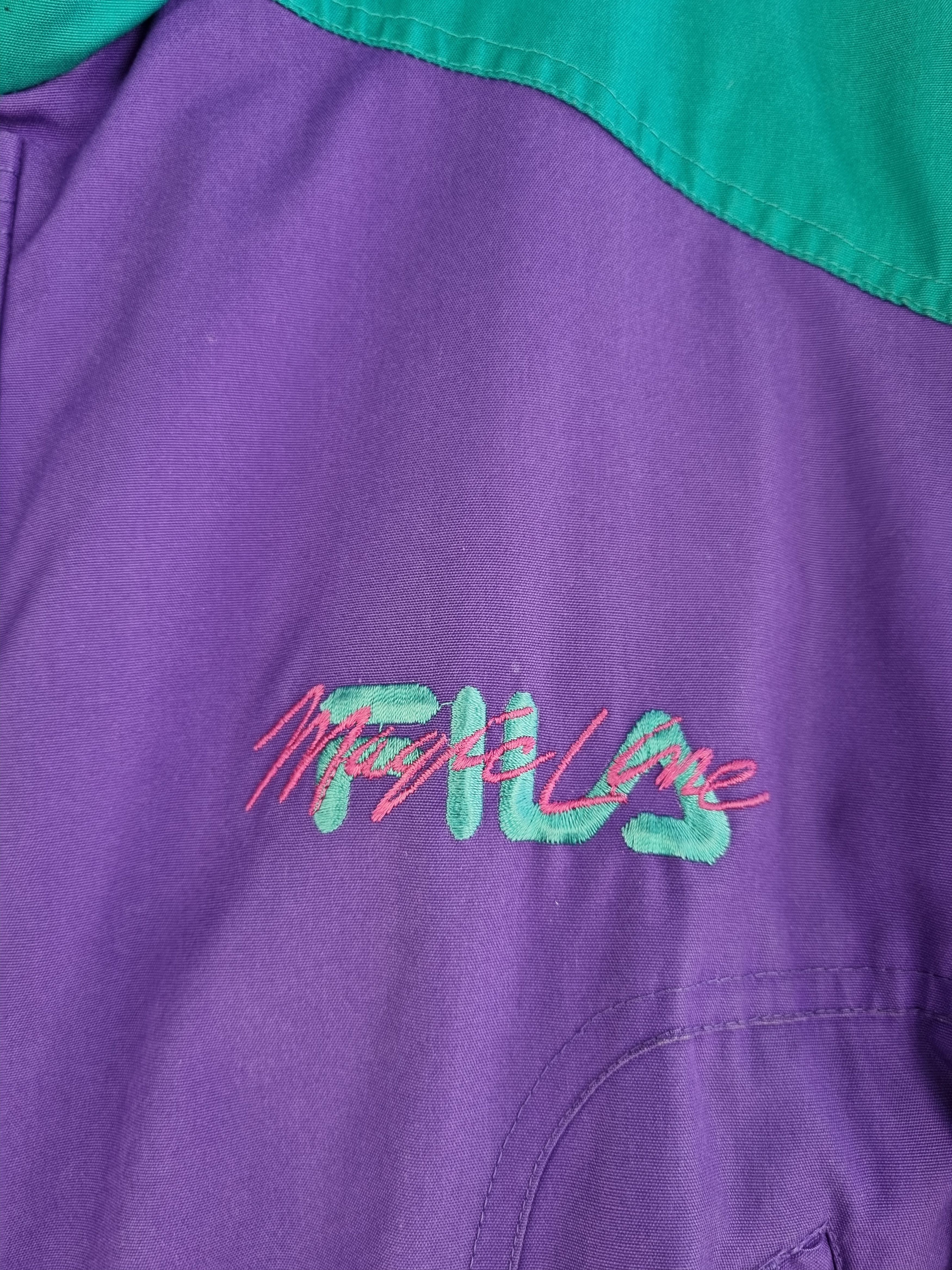 Fila × Vintage 🎿90s FILA Magic Line Nylon Hooded Overalls Ski Suite Size US 32 / EU 48 - 10 Thumbnail